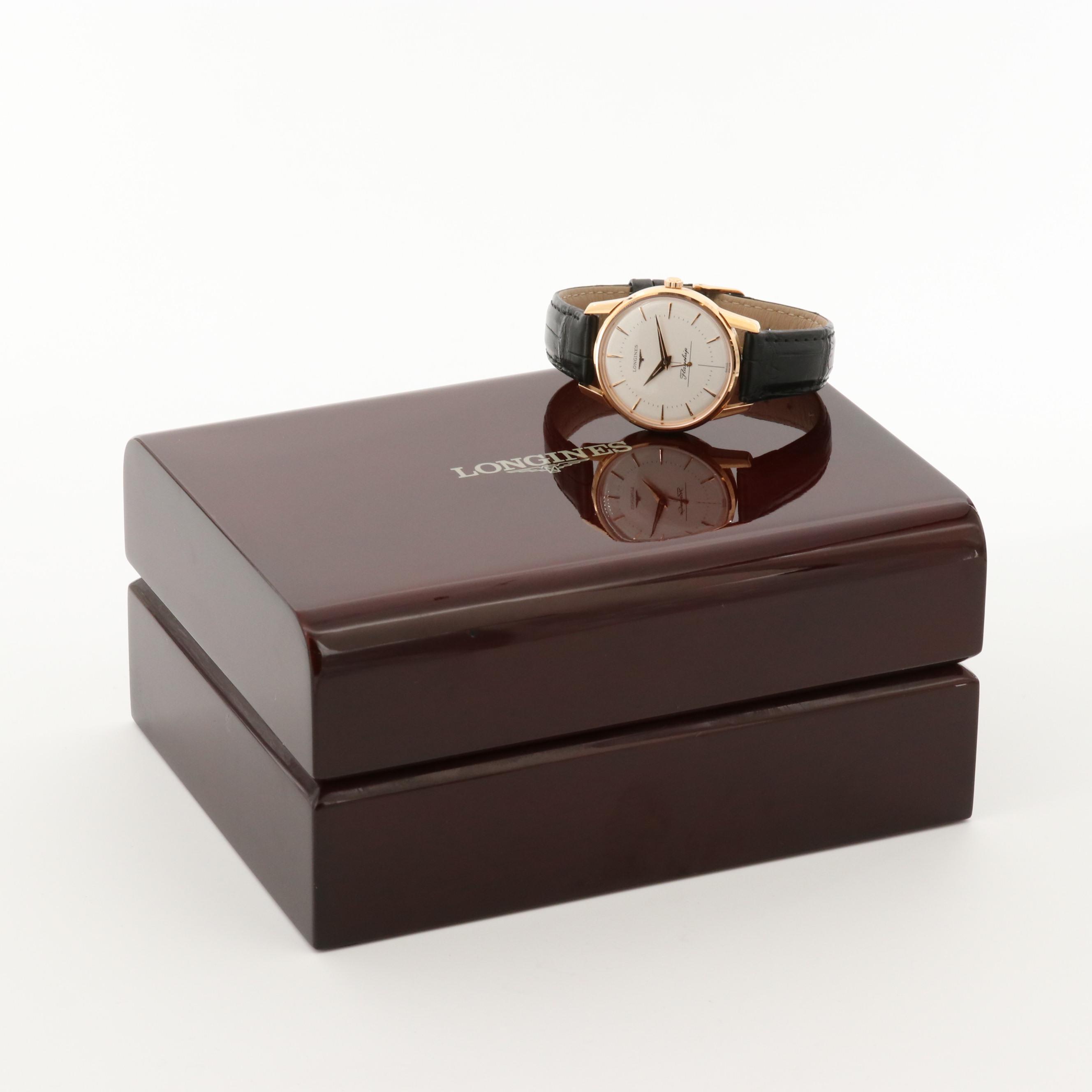 Longines Flagship 18K Rose Gold Watch