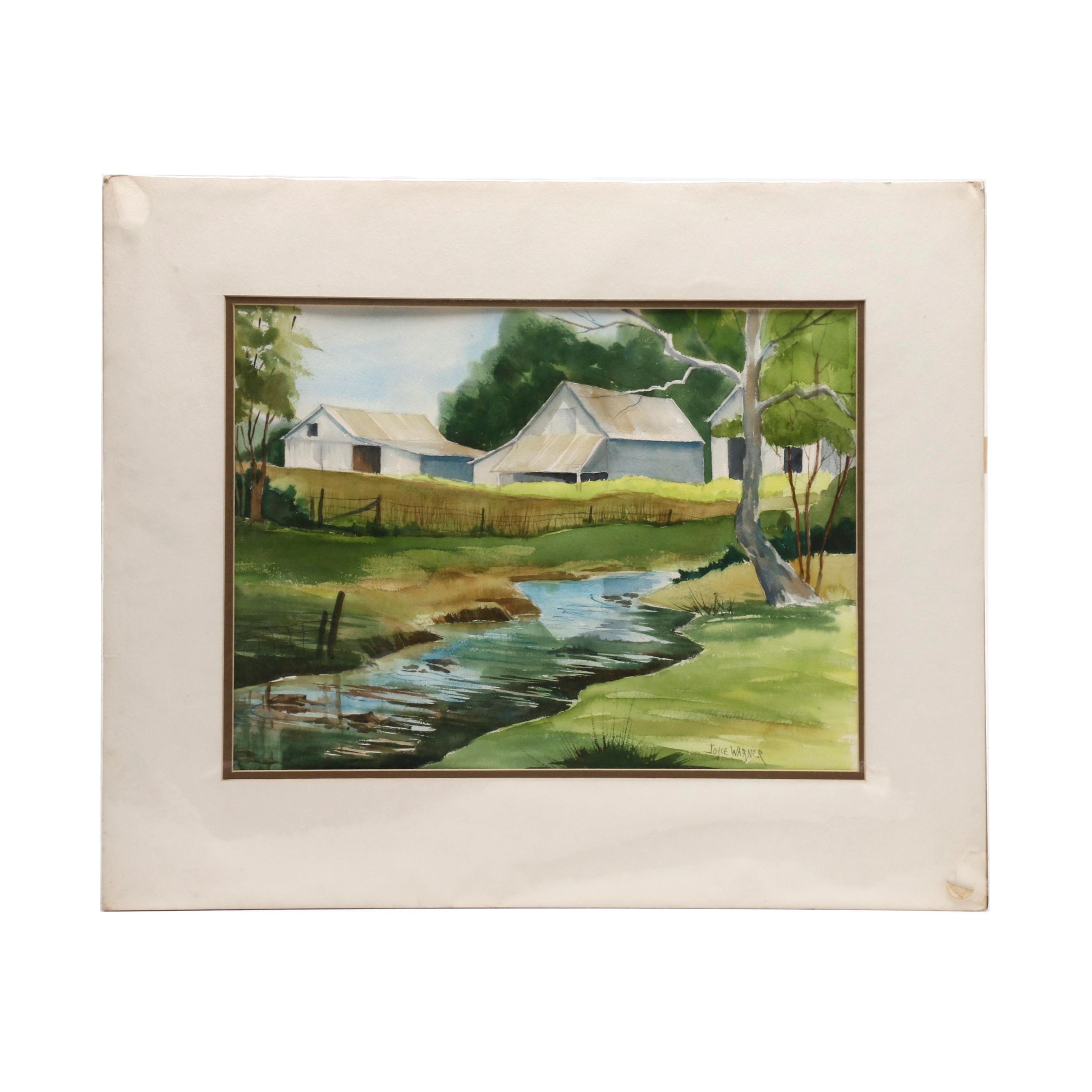 Joyce Warner Watercolor Landscape Painting