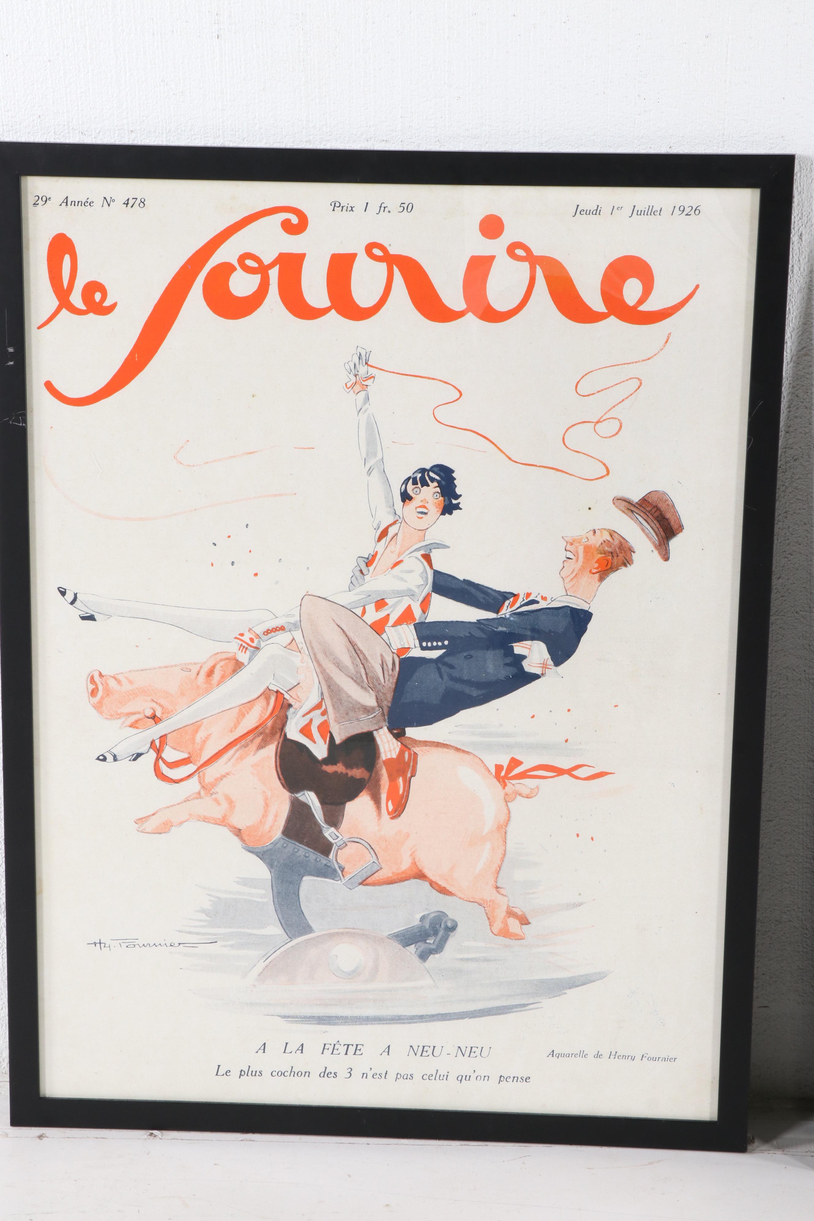 Offset Lithograph and Giclée French Advertising Posters