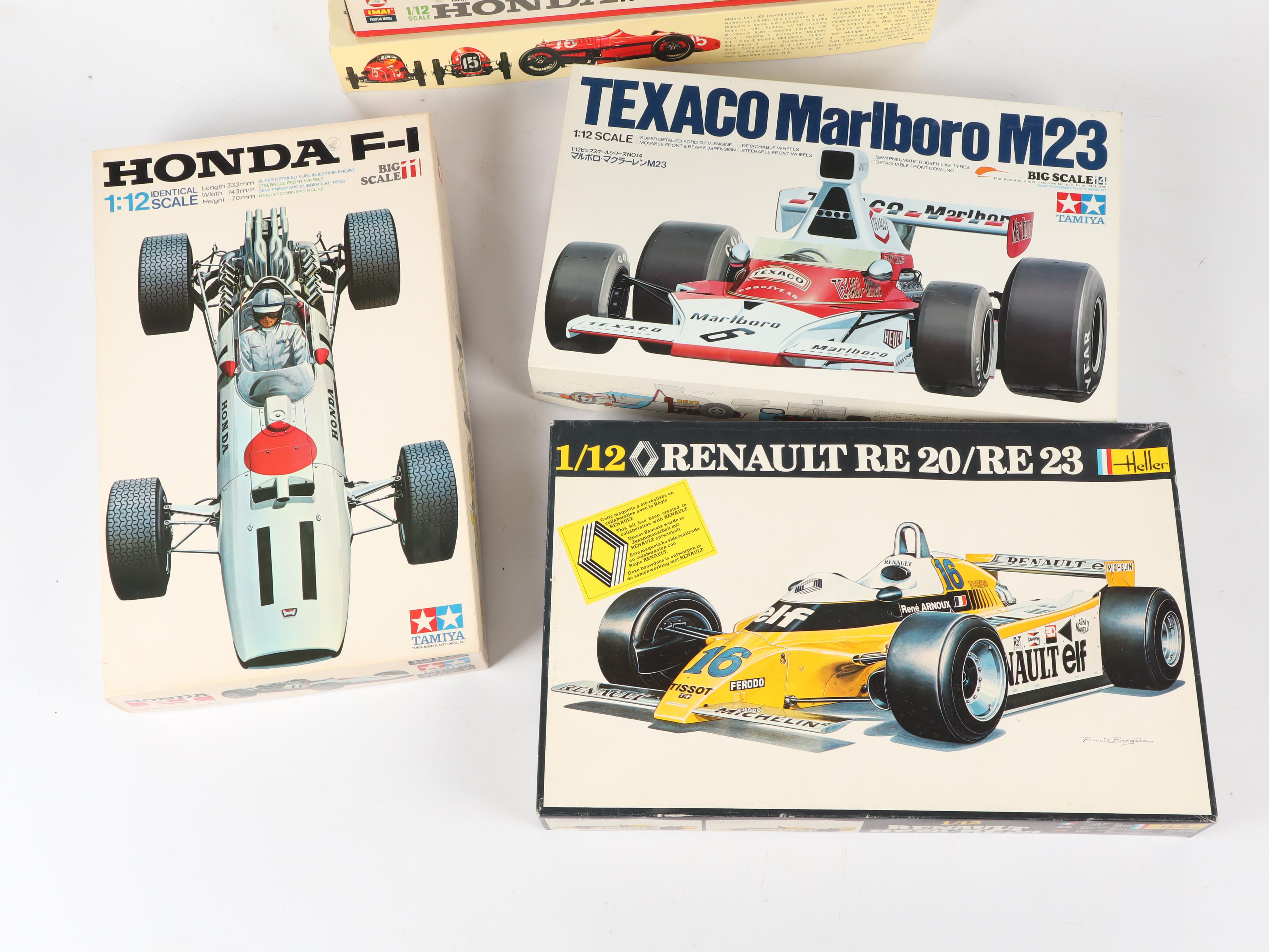 F-1 Race Car Plastic Model Kits, Late 20th Century
