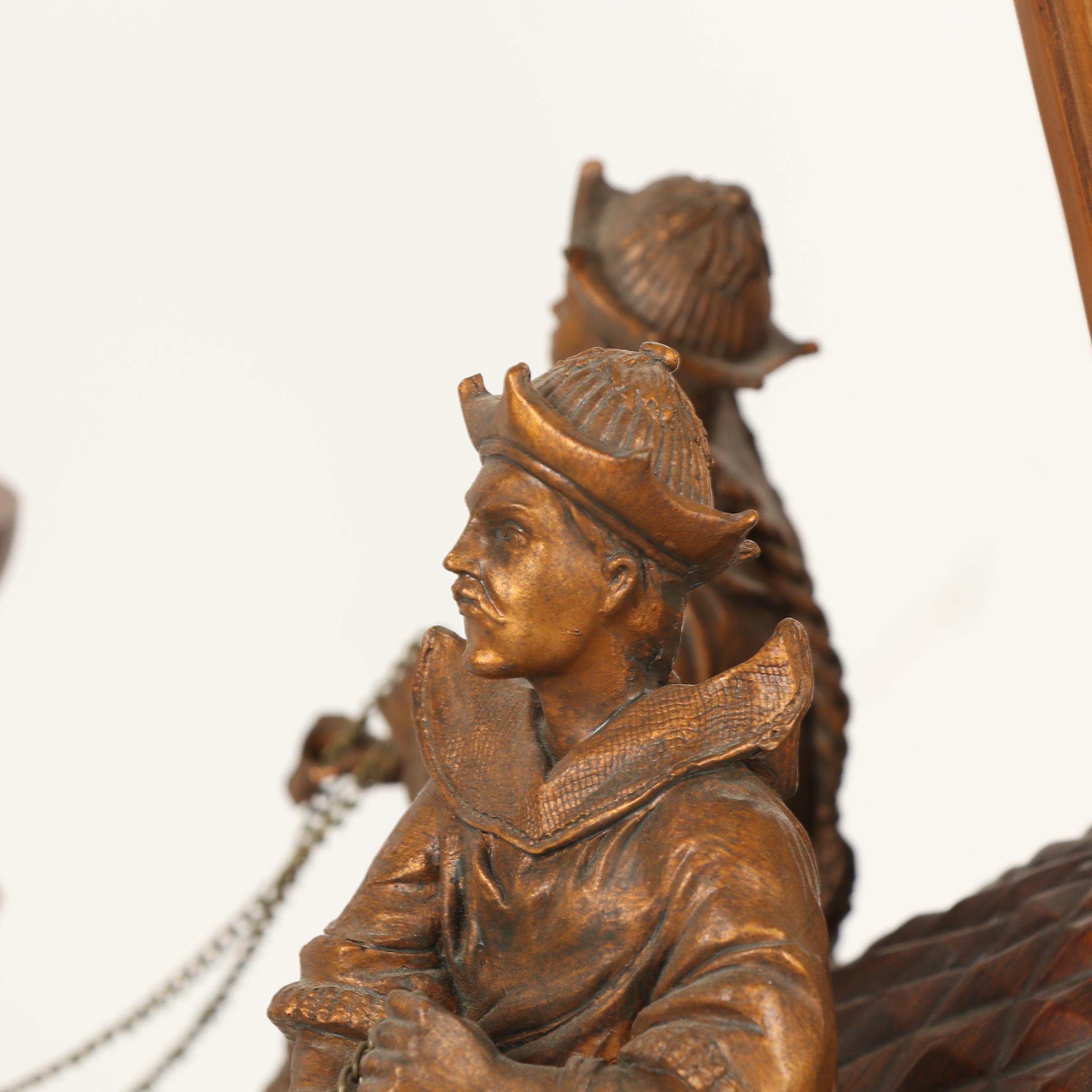 Chinoiserie Chandelier with Camels and Riders, Contemporary