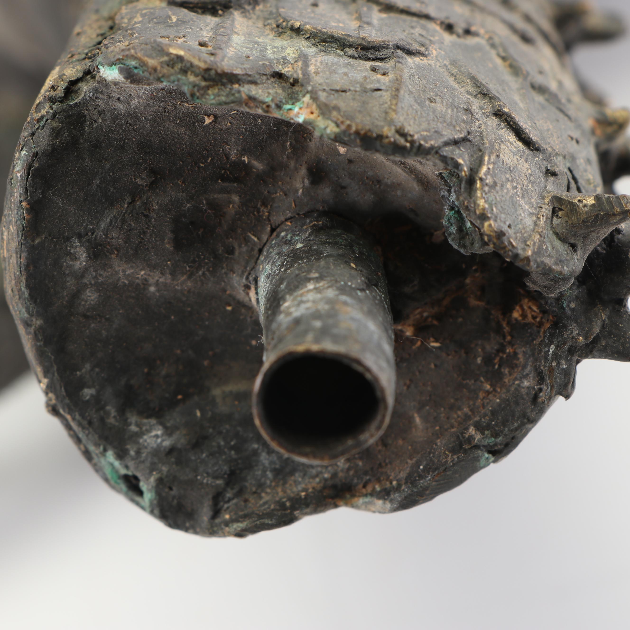 Japanese Bronze Dragon Temple Water Spout