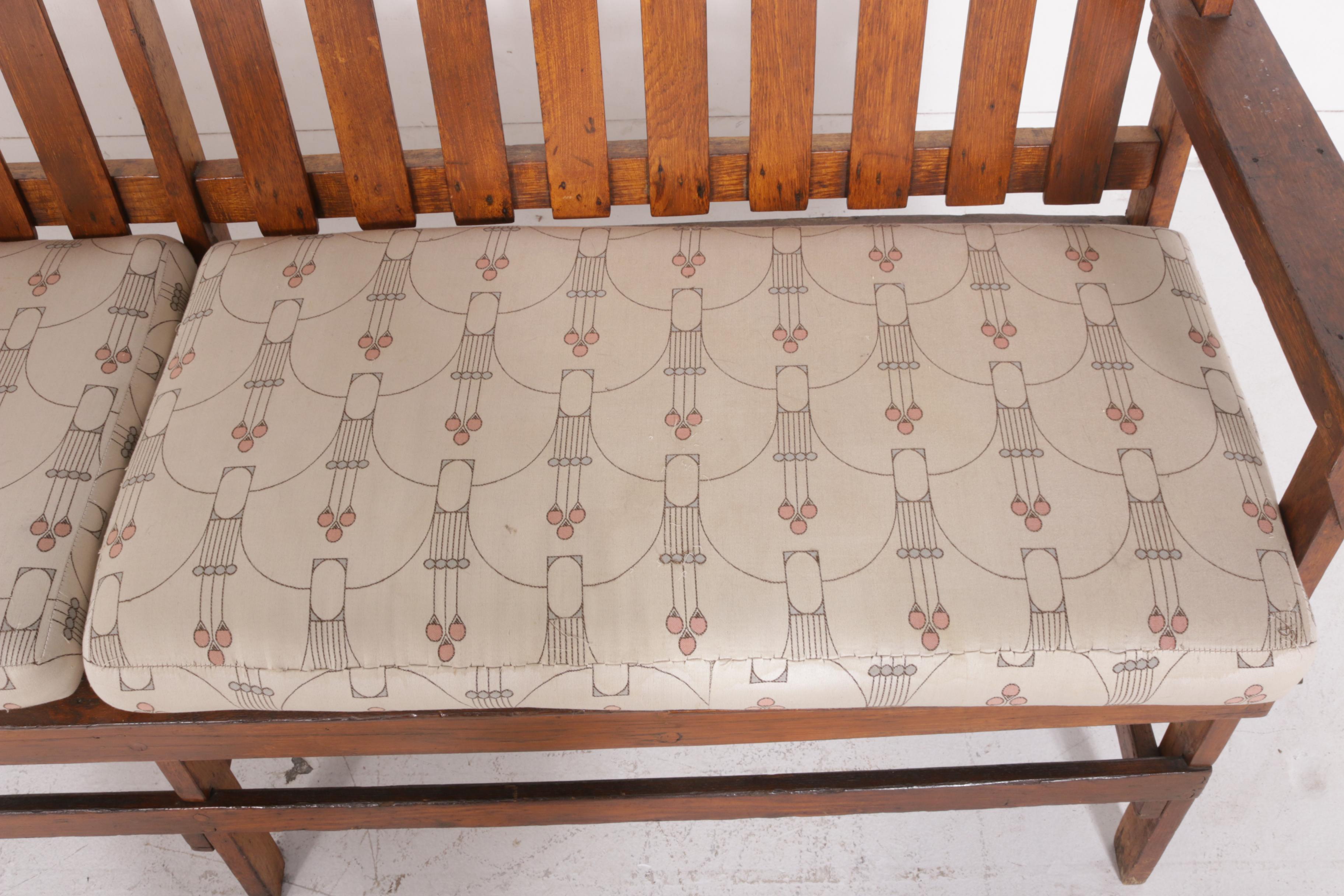 Mission Style Wooden Bench