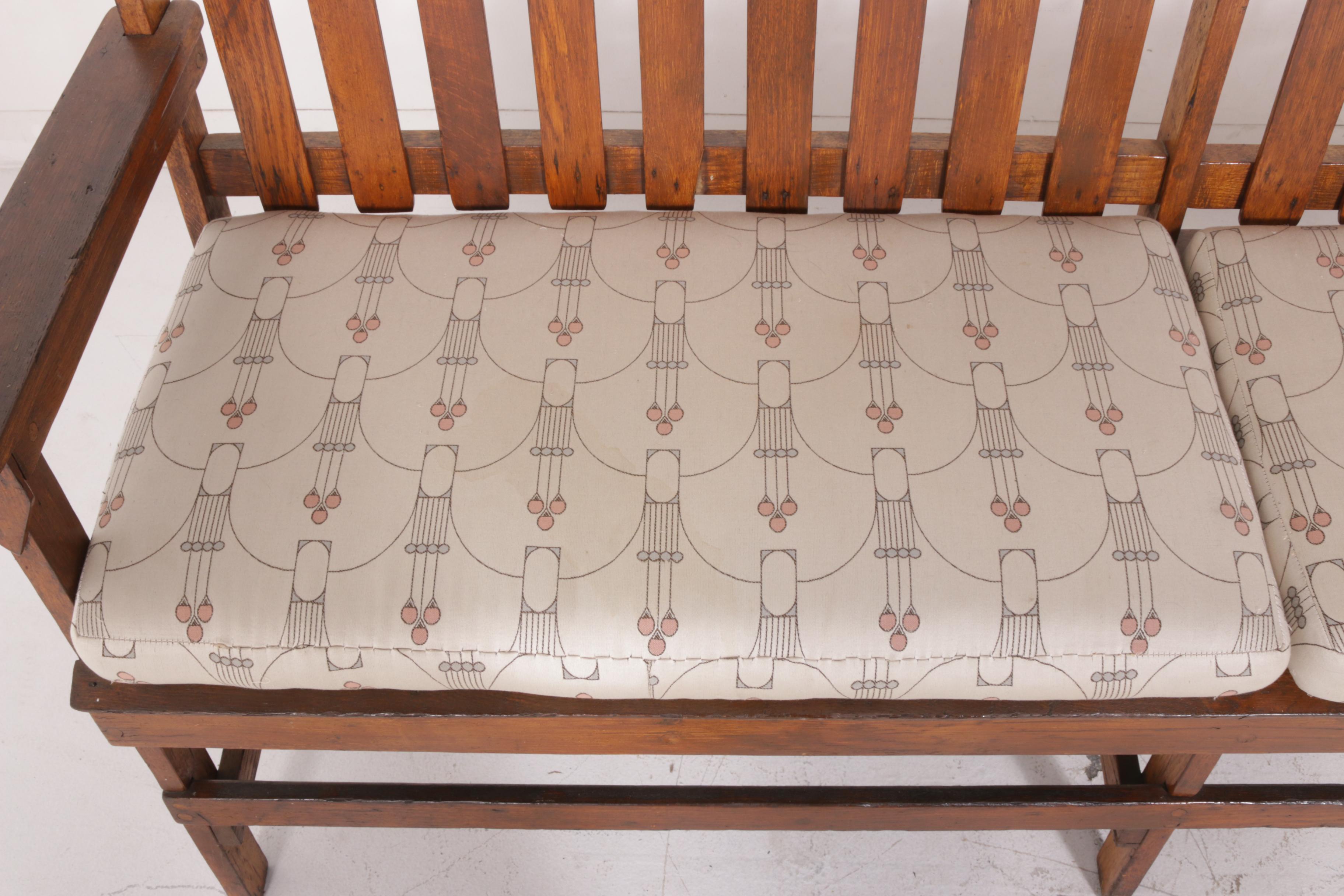 Mission Style Wooden Bench