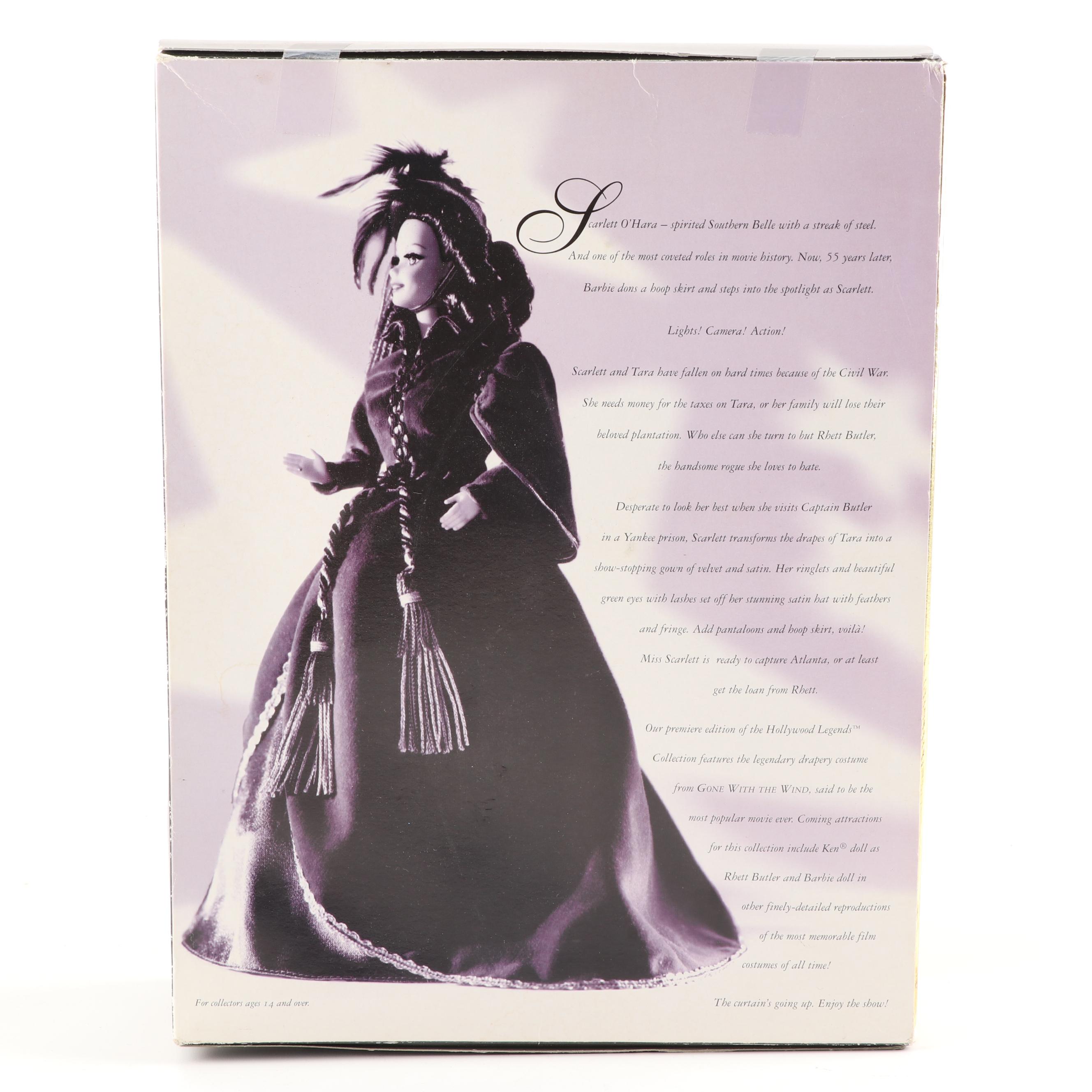 Mattel Barbie as Scarlett O'Hara Hollywood Legends Collection