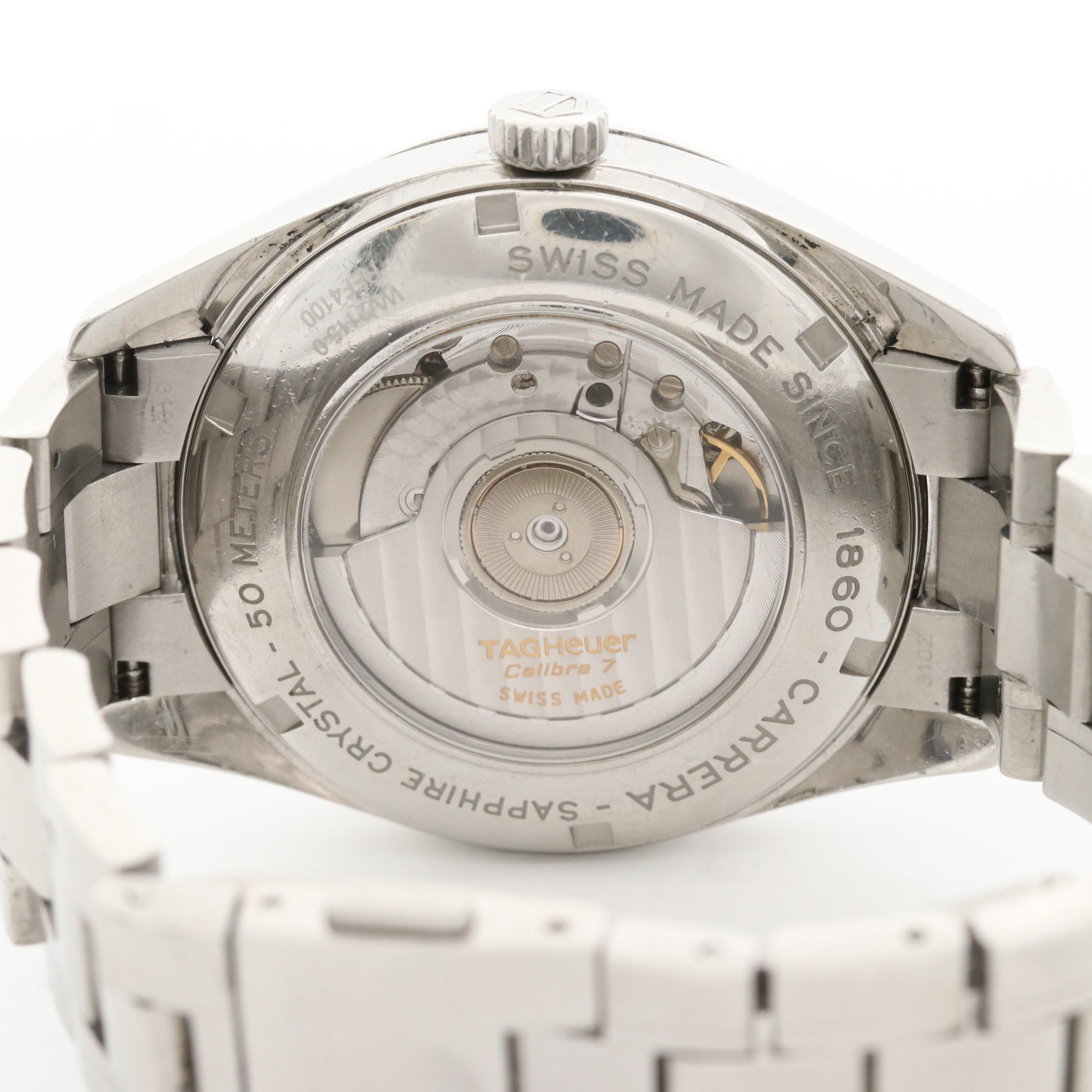 TAG Heuer Carerra Twin Time Stainless Steel Watch