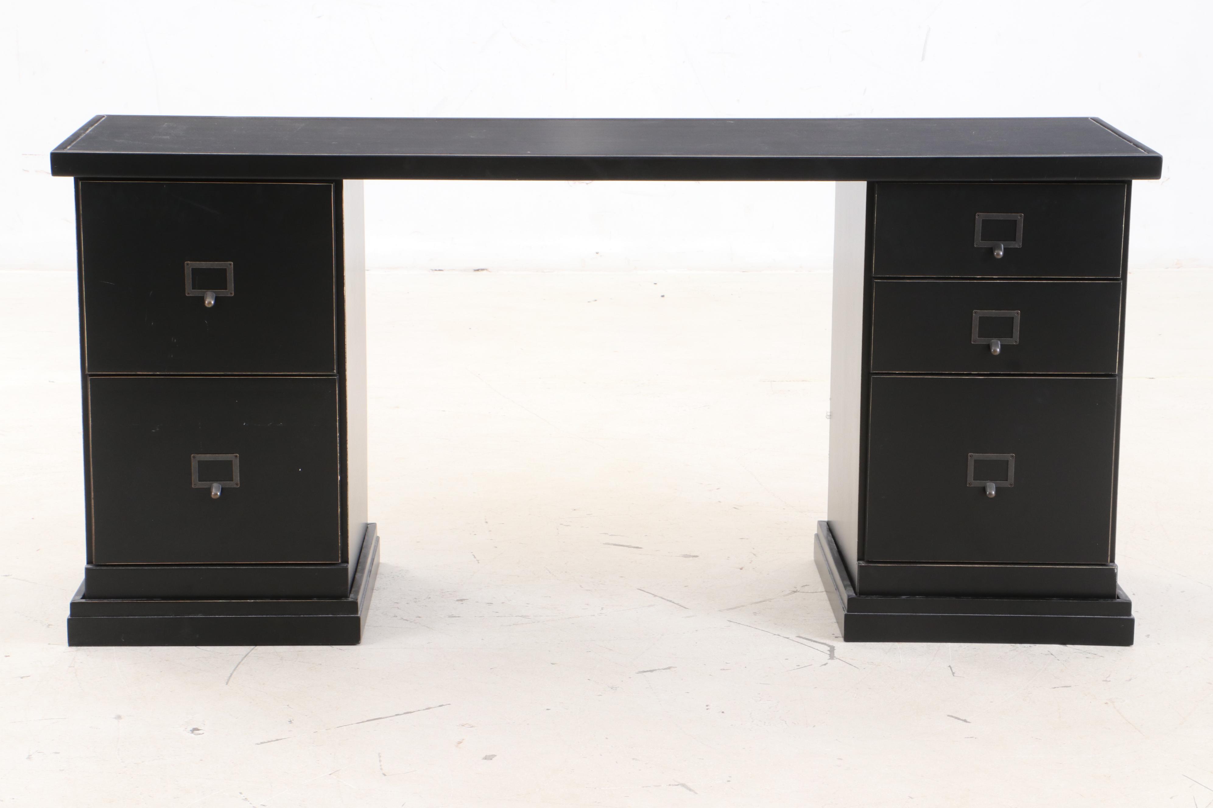 Contemporary Ballard Designs File Cabinet Desk