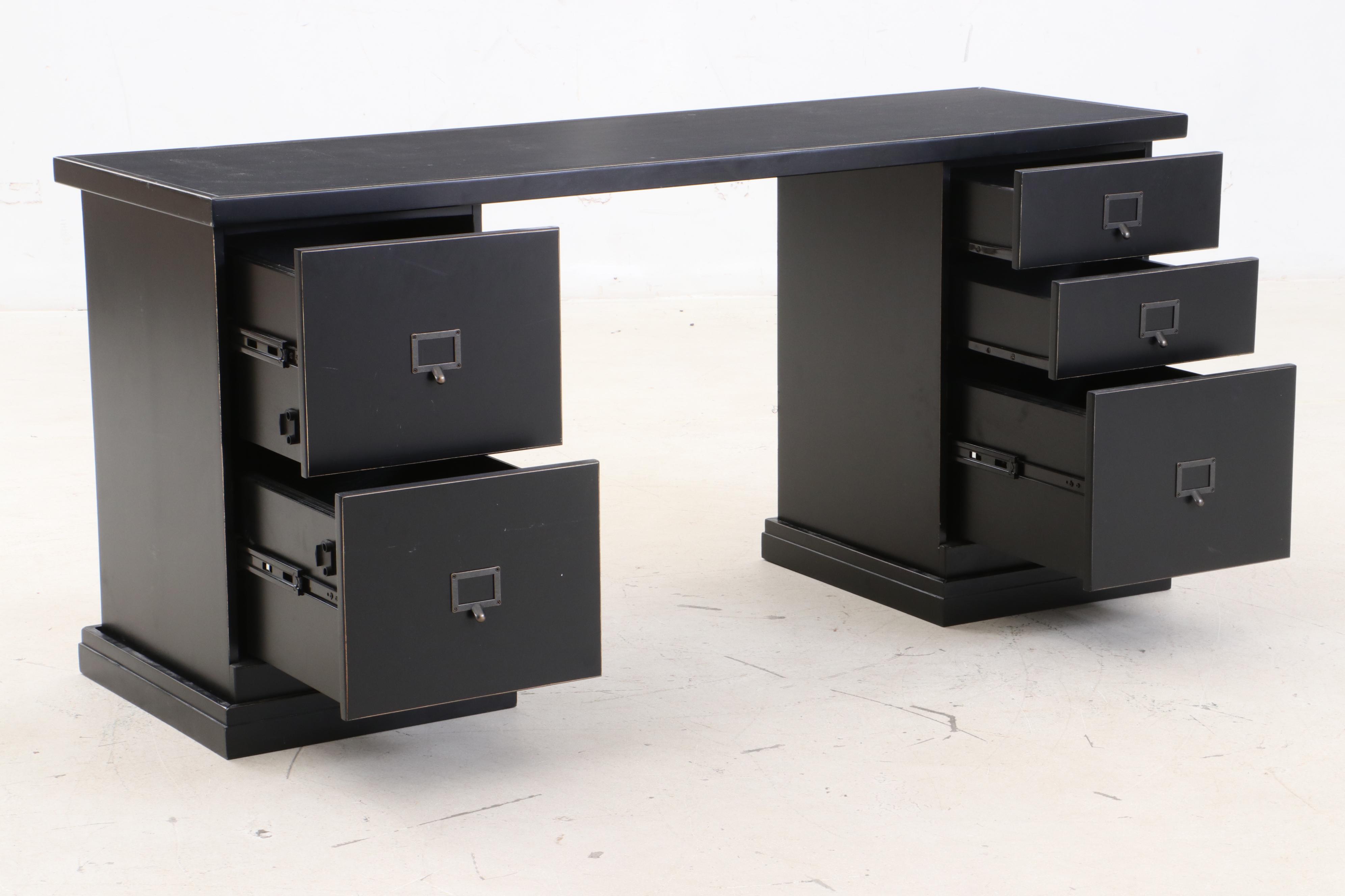 Contemporary Ballard Designs File Cabinet Desk