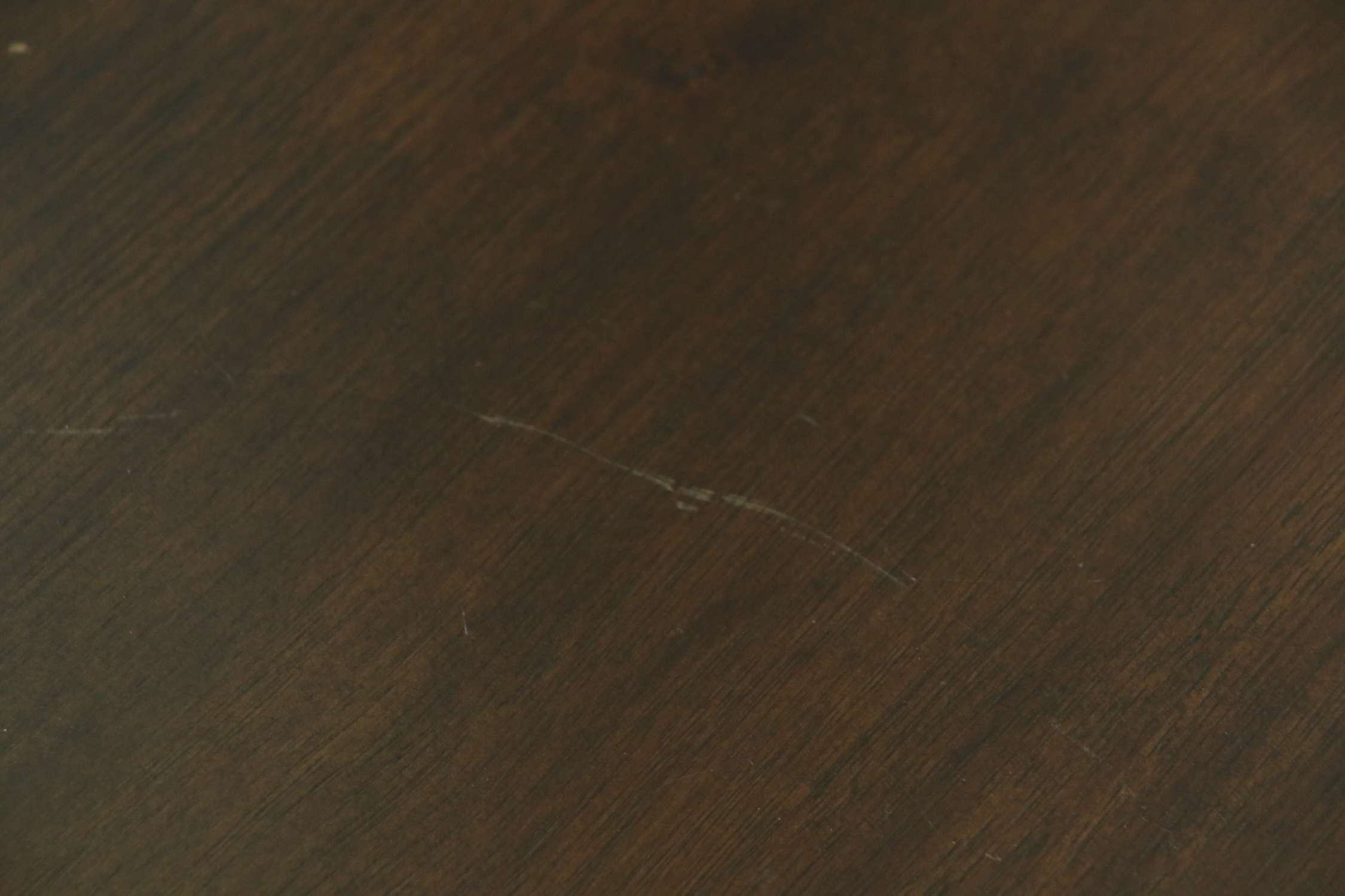 Contemporary Metal and Wood One-Drawer Side Table