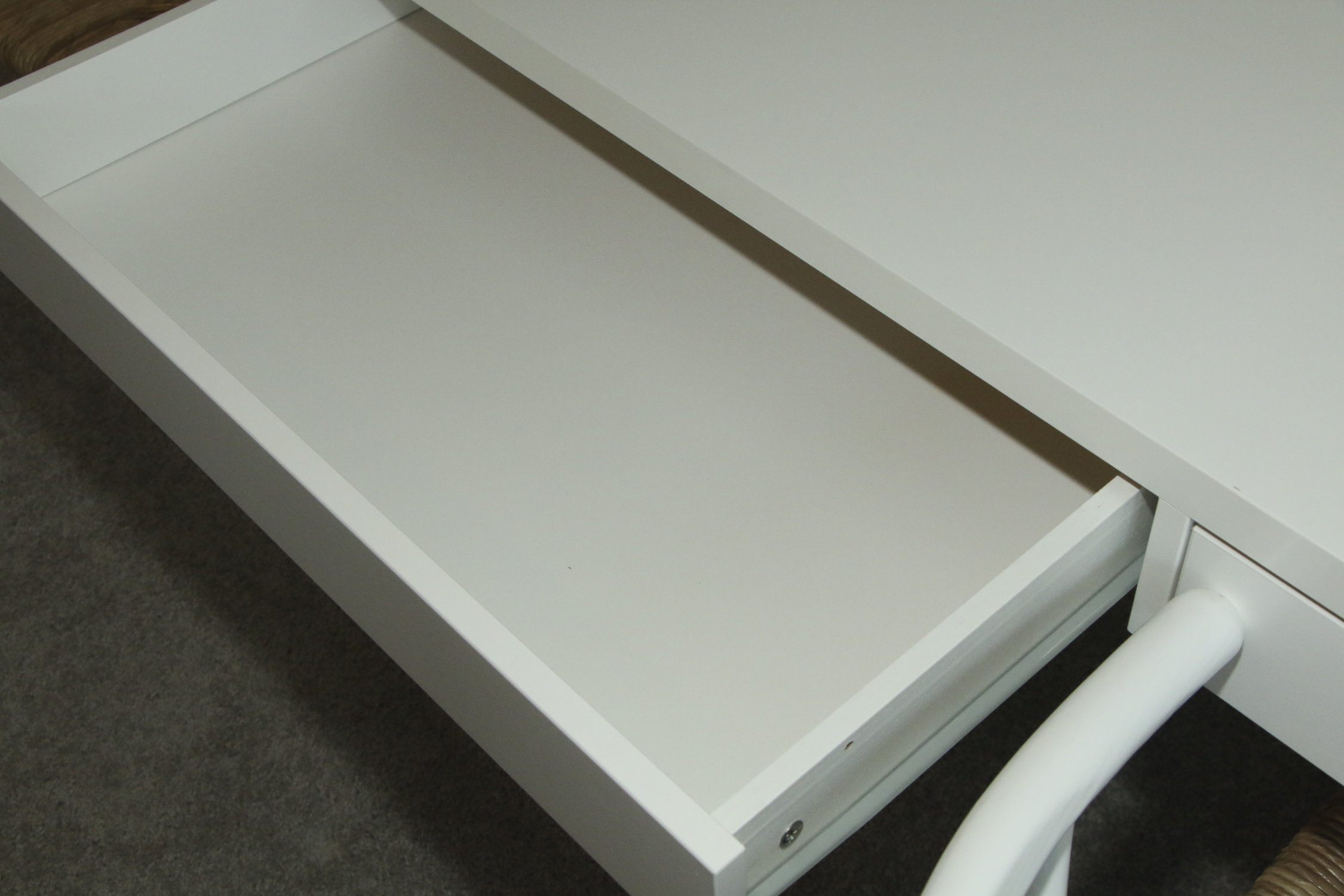 Pair of Contemporary Modernist Style "Wishbone" Chairs Plus Writing Table