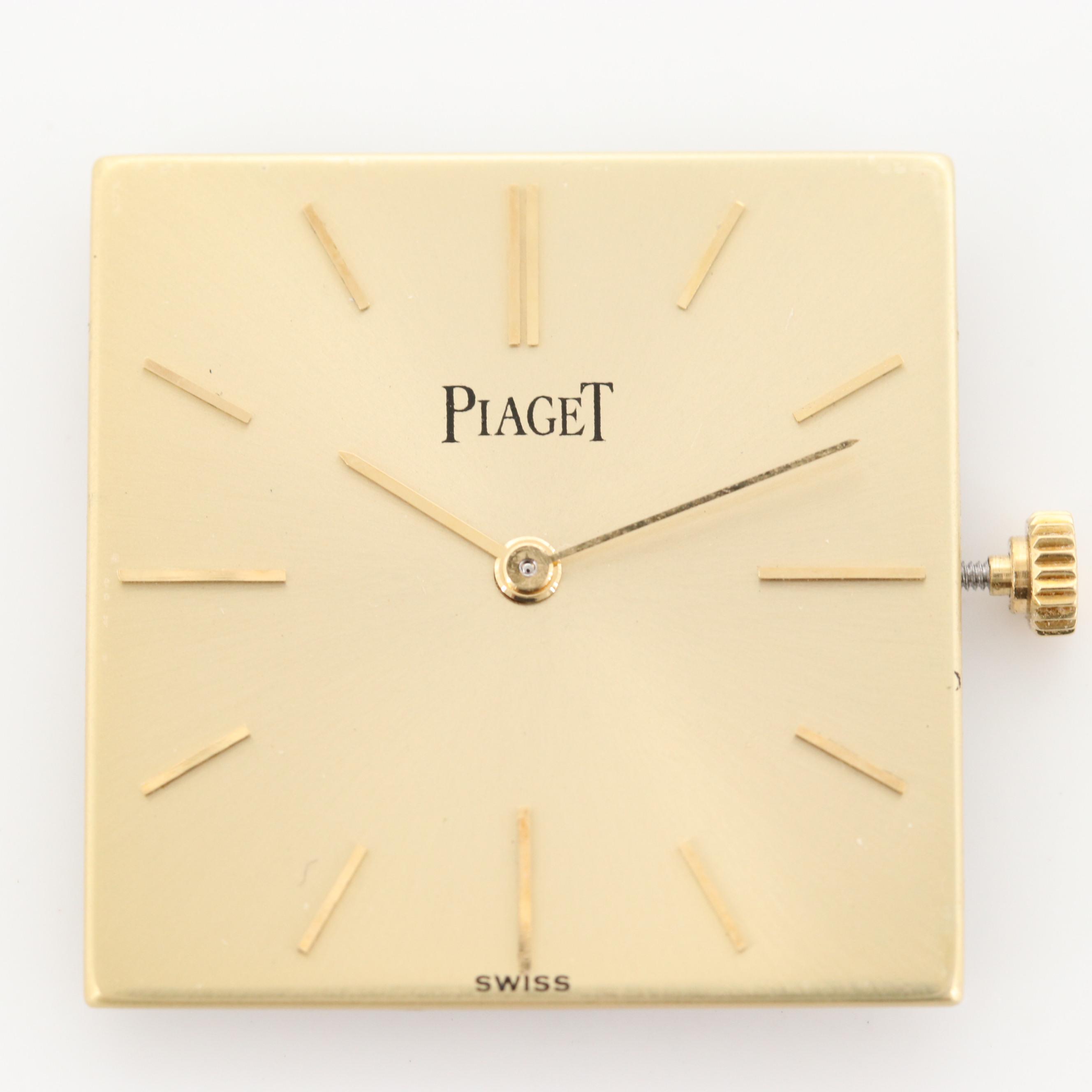 Piaget Watch Movement With Dial and Hands