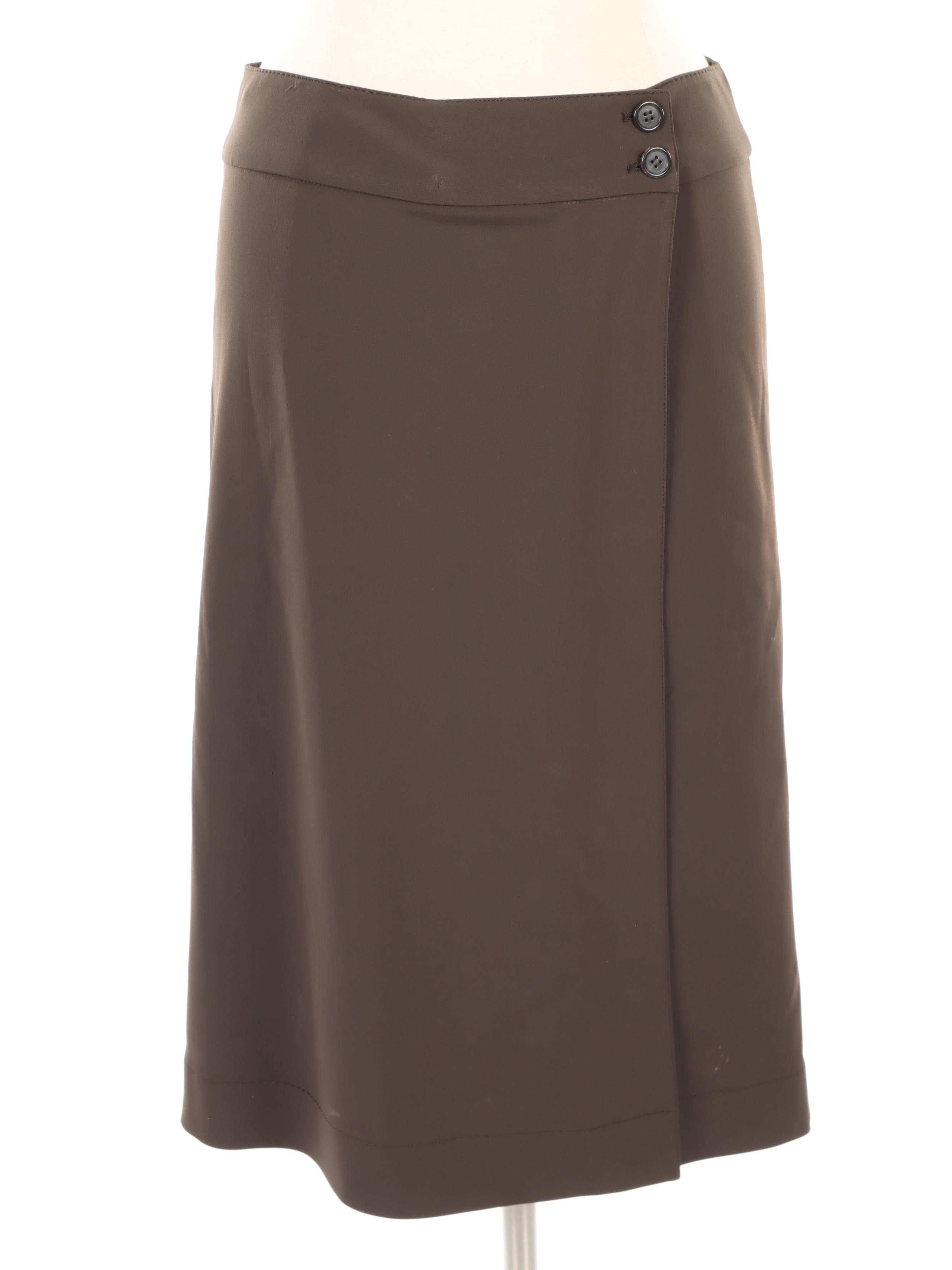 Prada Mohair and Wool Knit Jacket with Brown Skirt