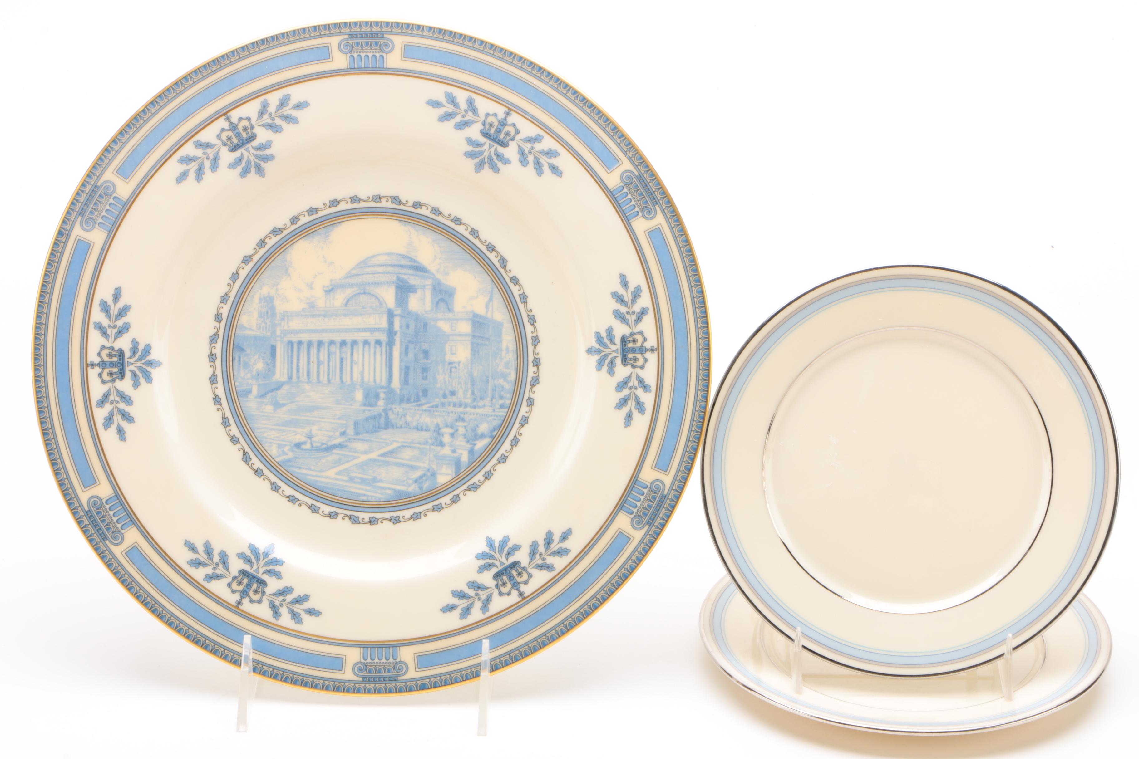 Lenox "Columbia University Low Memorial Library" China Collector Plate and Other