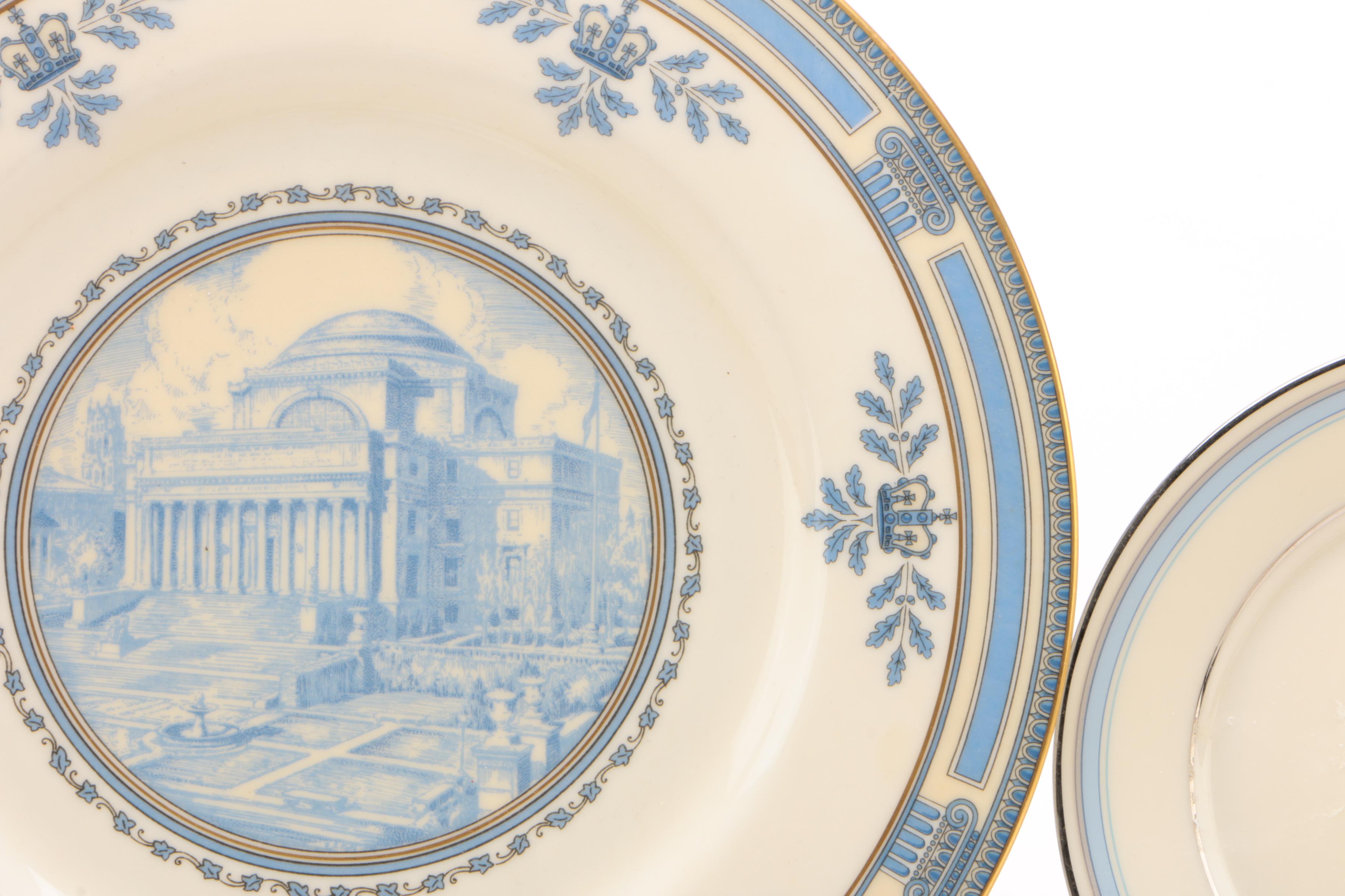 Lenox "Columbia University Low Memorial Library" China Collector Plate and Other