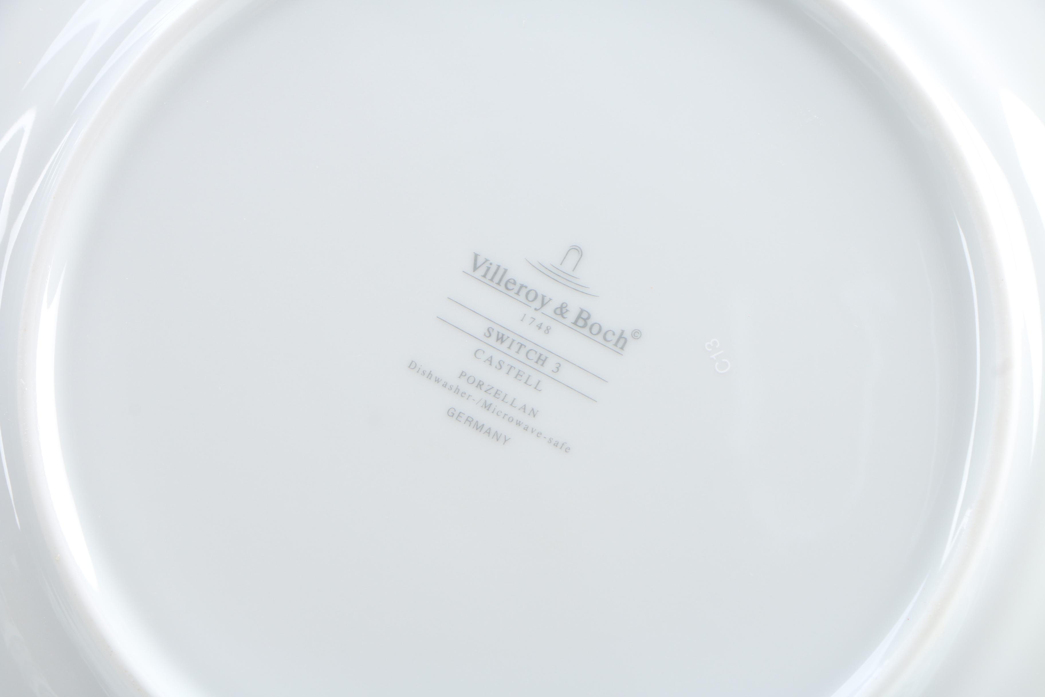 Villeroy & Boch Switch 3 Series "Castell" and "Corsica" Porcelain Dinnerware