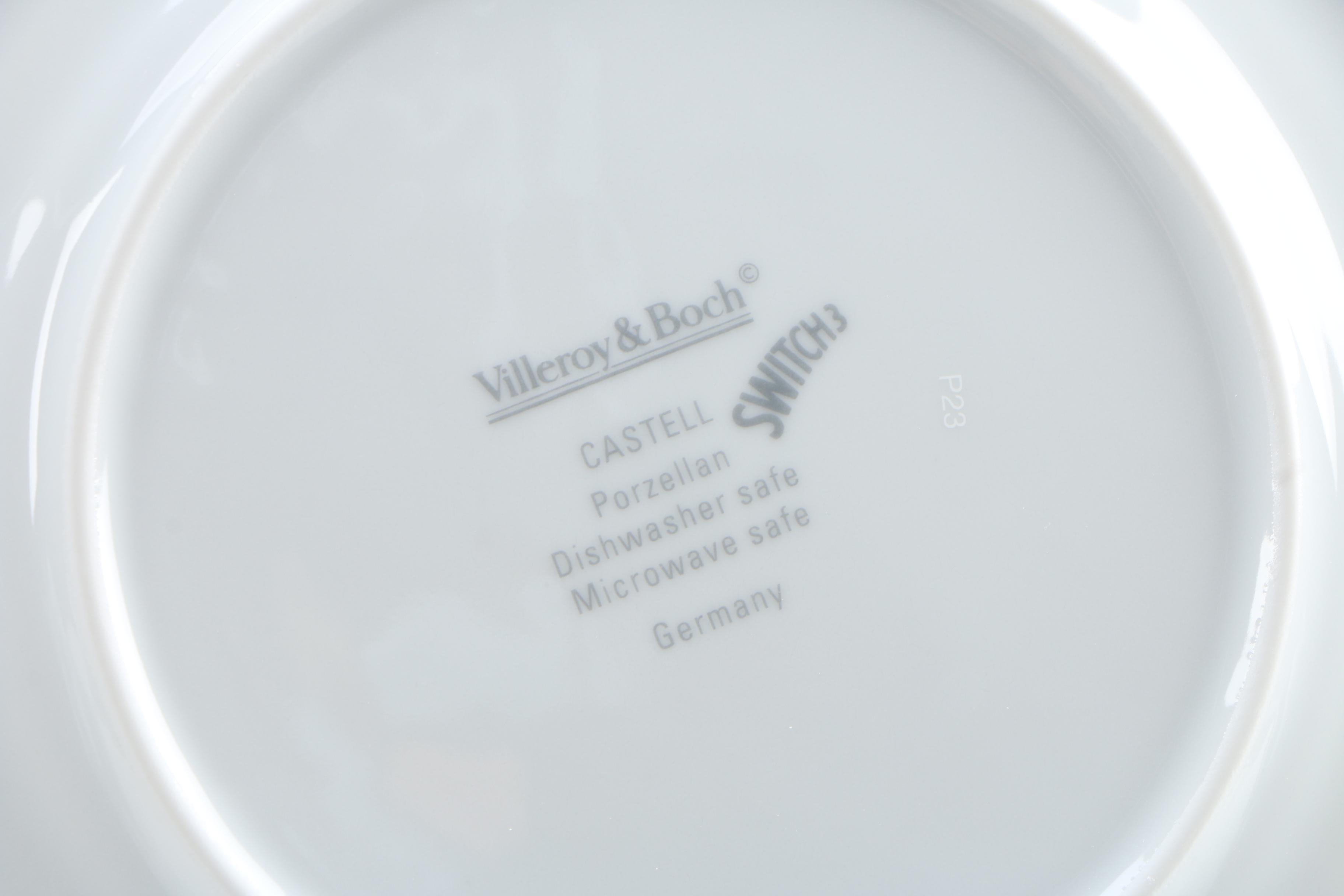 Villeroy & Boch Switch 3 Series "Castell" and "Corsica" Porcelain Dinnerware