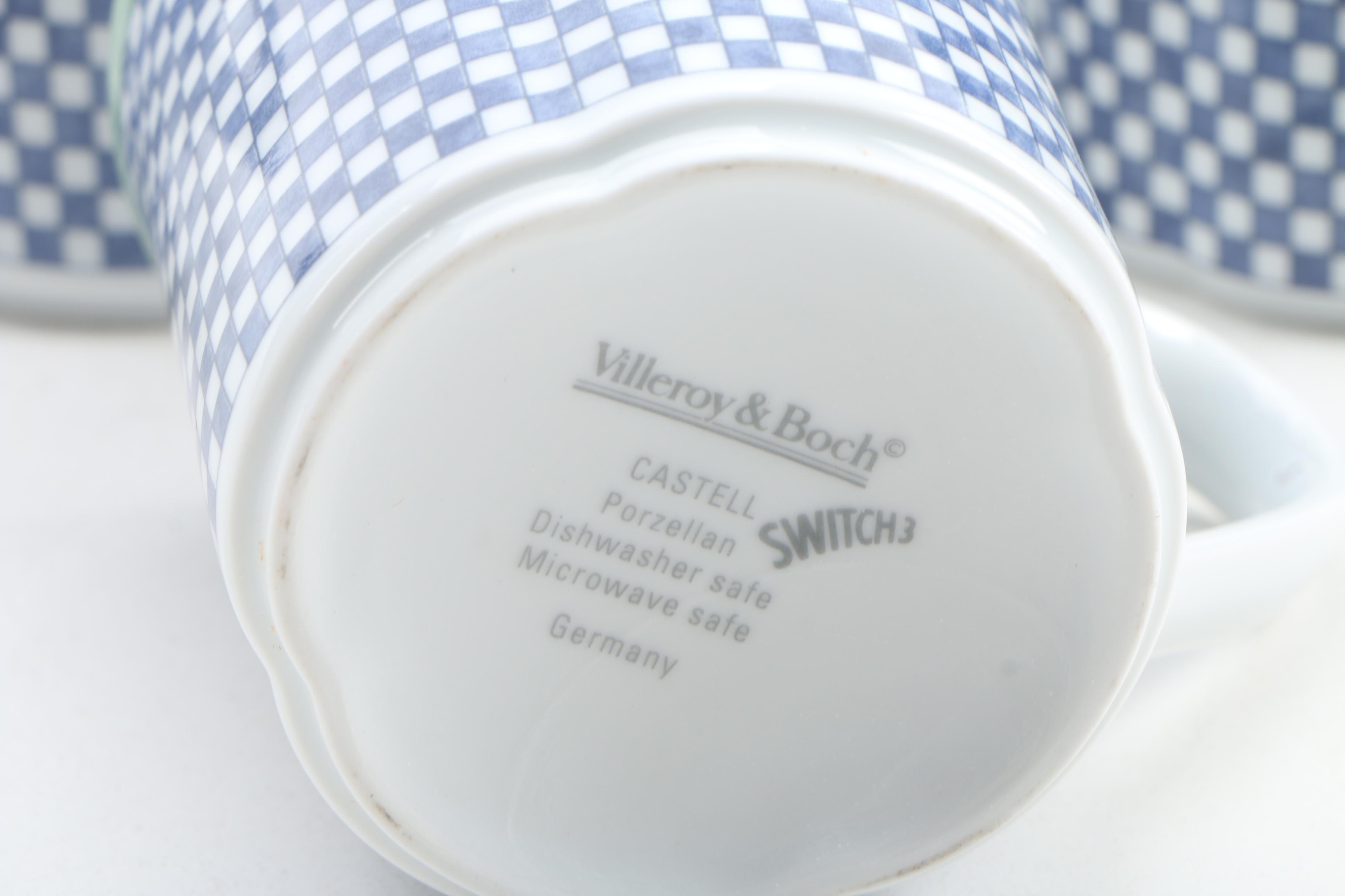 Villeroy & Boch Switch 3 Series "Castell" and "Corsica" Porcelain Dinnerware