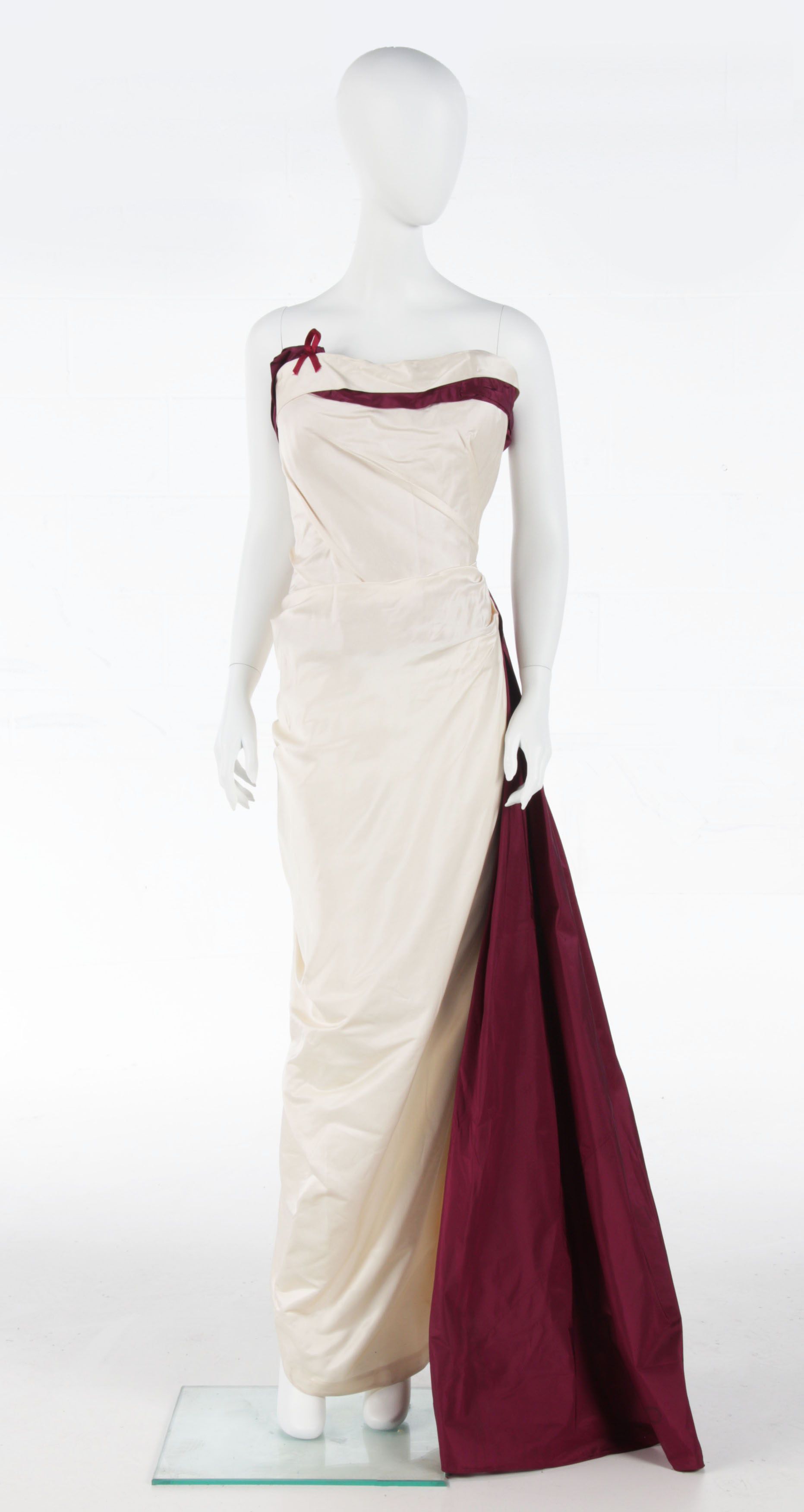 Custom Designed Colleen Atwood Gown and Cape Worn at 1993 Inaugural Ball
