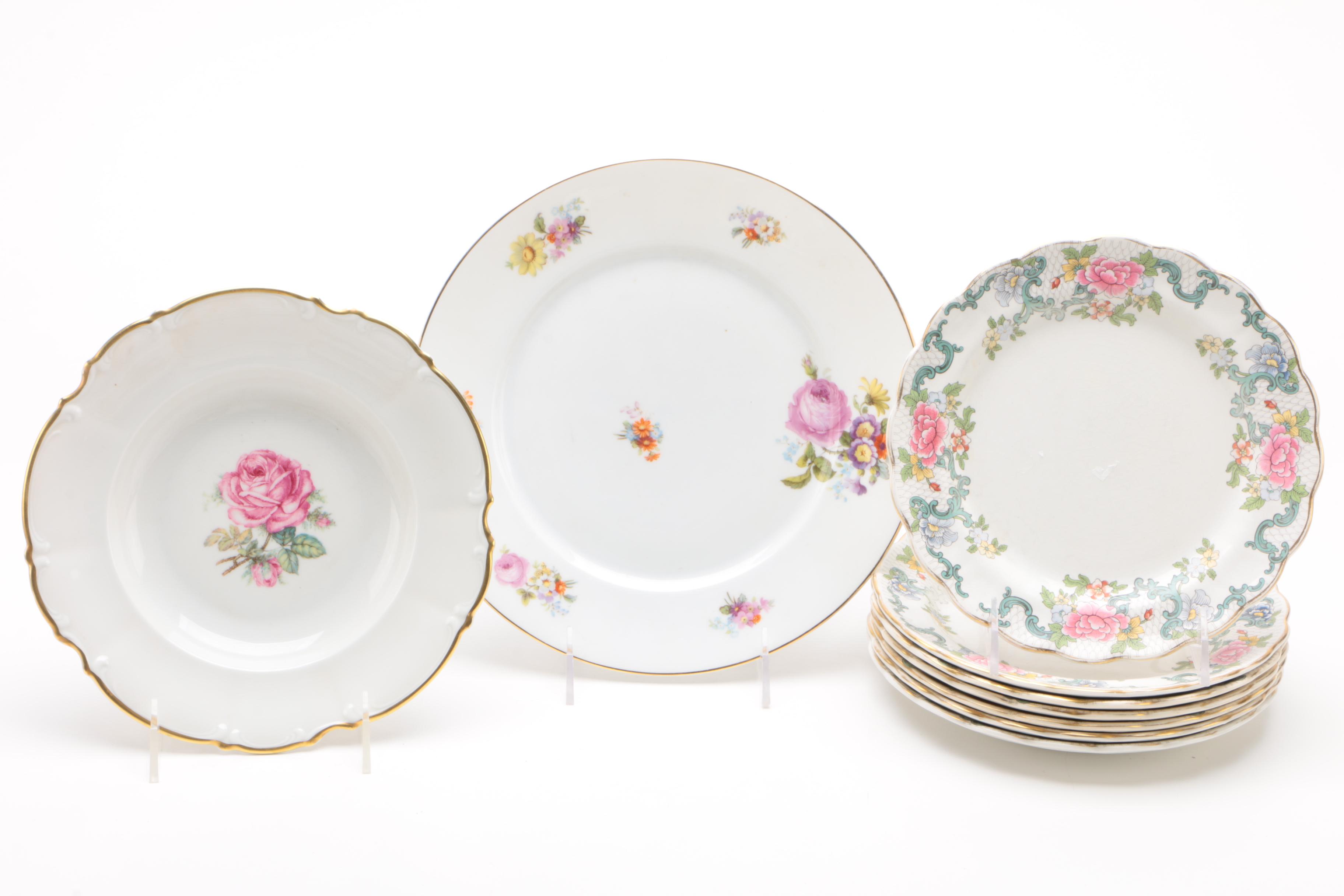 Floral Accented China Dinnerware
