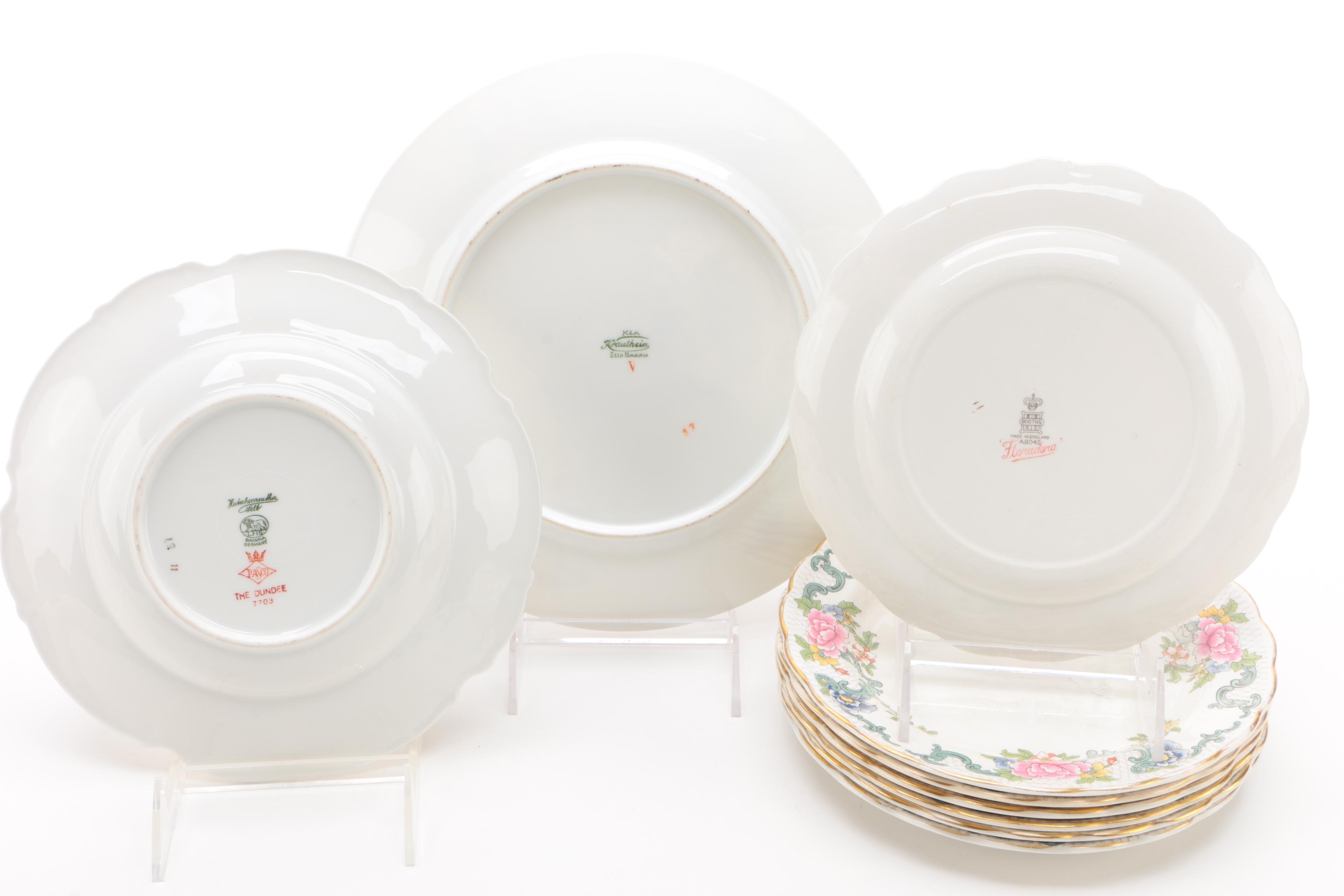 Floral Accented China Dinnerware