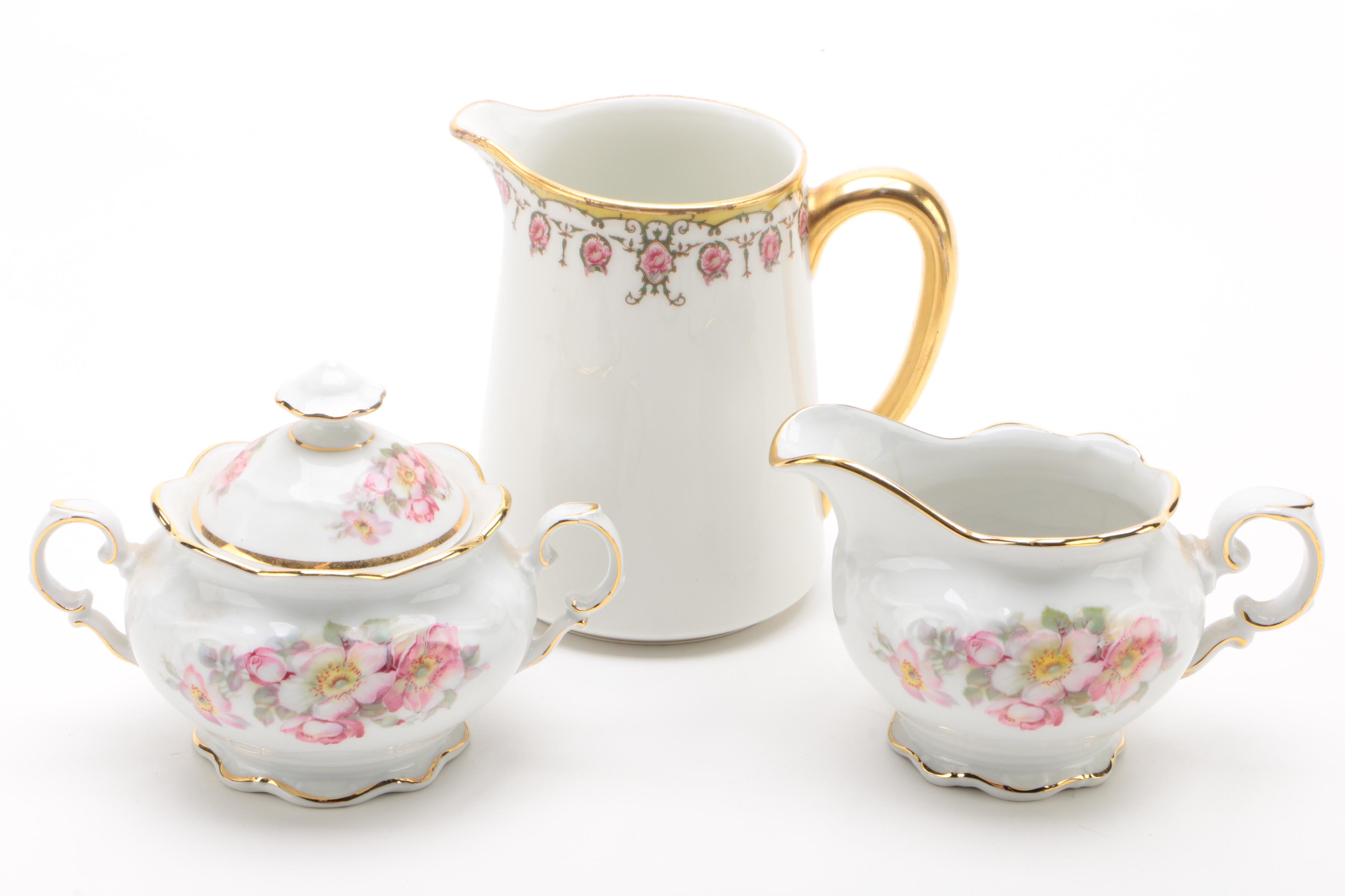 Floral Accented China Dinnerware
