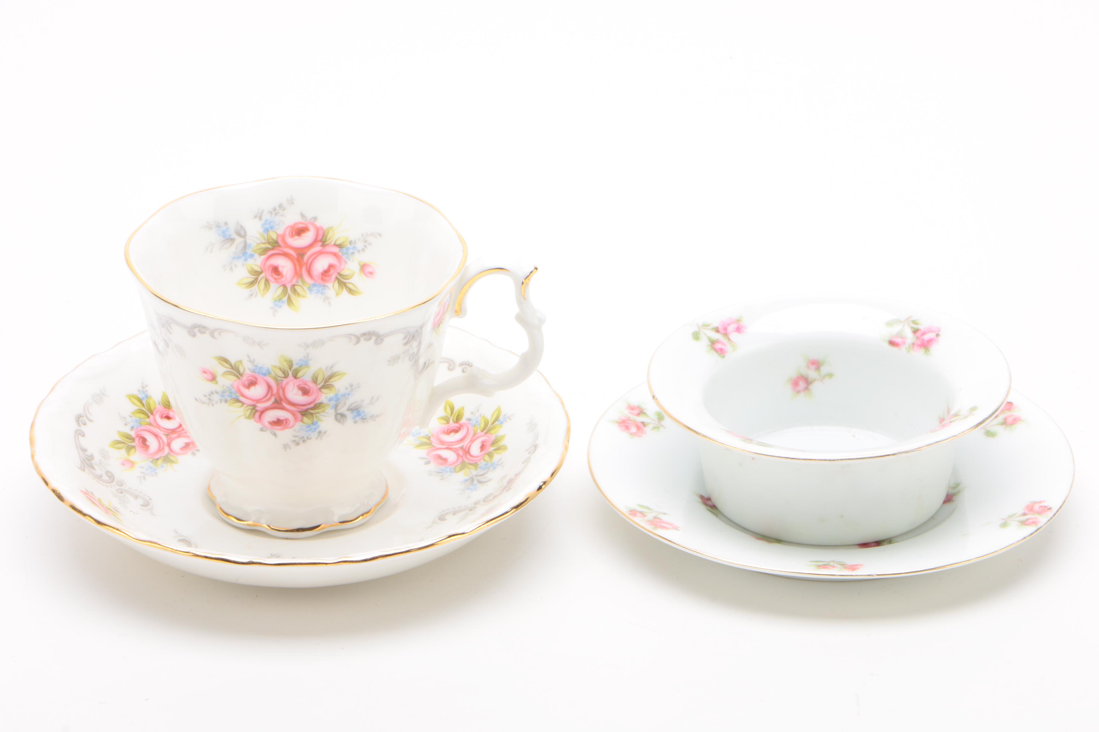 Floral Accented China Dinnerware