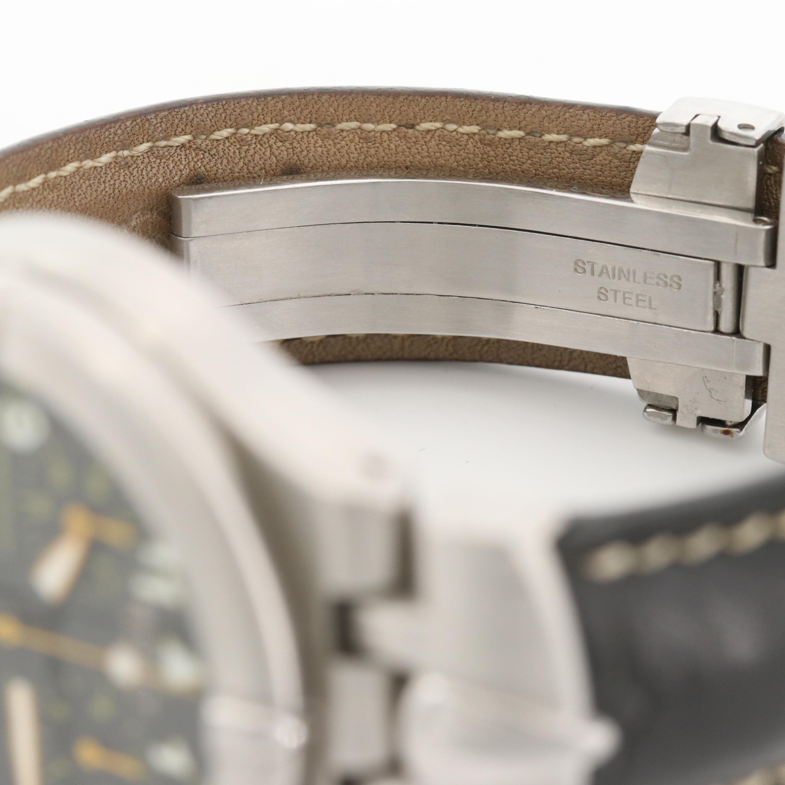 Regency Swiss Stainless Steel Quartz Chronograph Watch