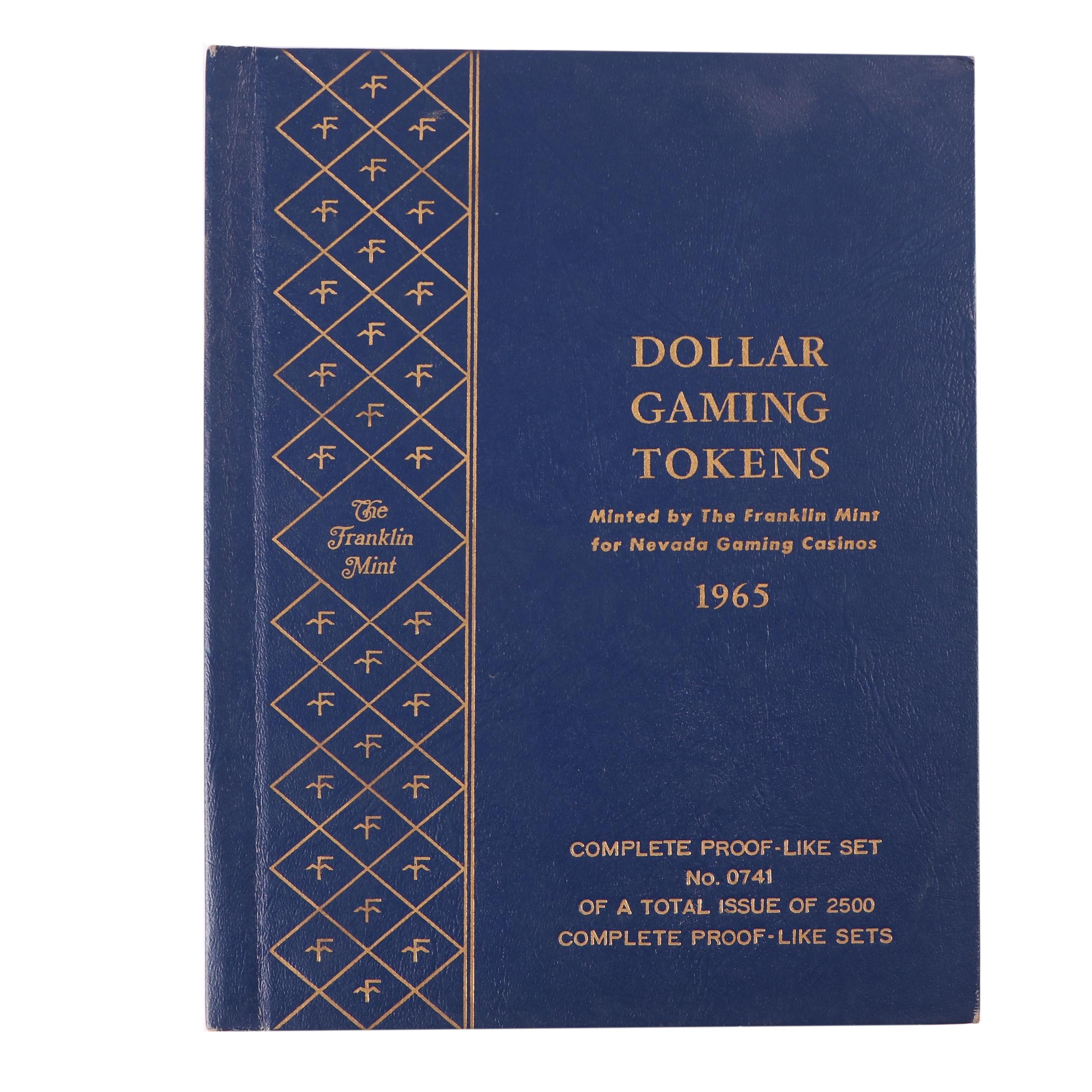 1965 Franklin Mint Dollar Gaming Tokens