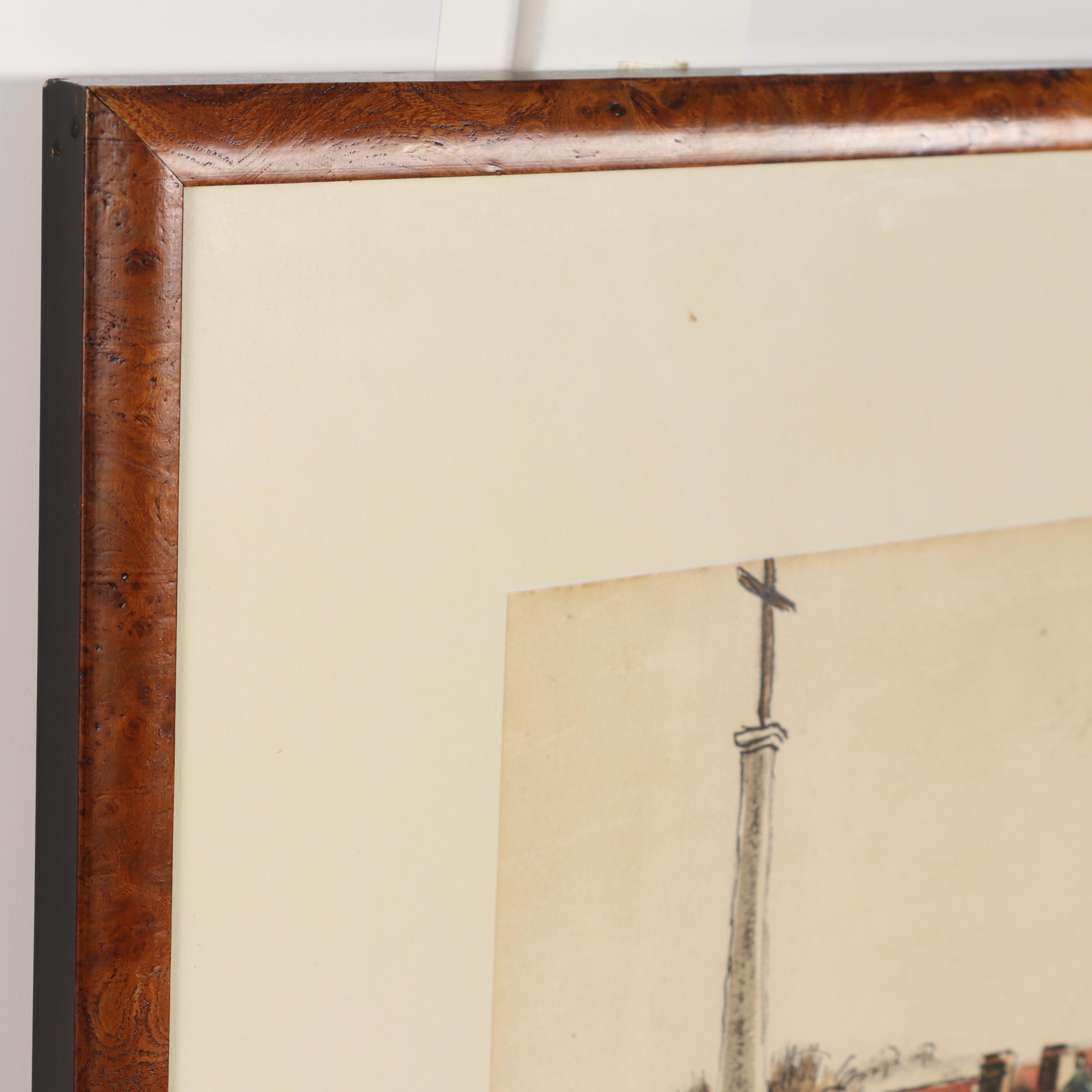 Charles Tcherniawsky Watercolor Painting "Annay sur Seine"