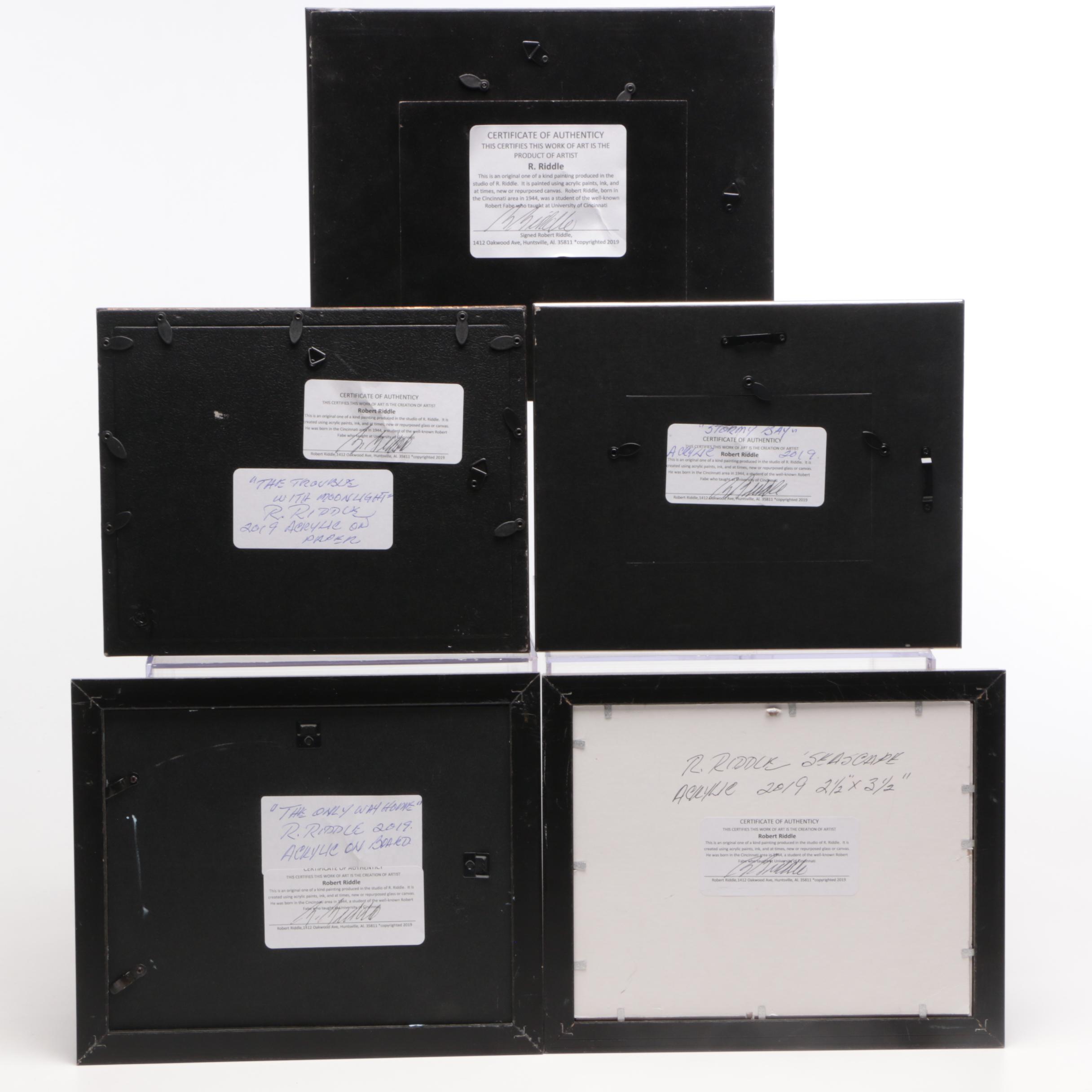 Robert Riddle Acrylic Paintings of Landscapes and Seascapes