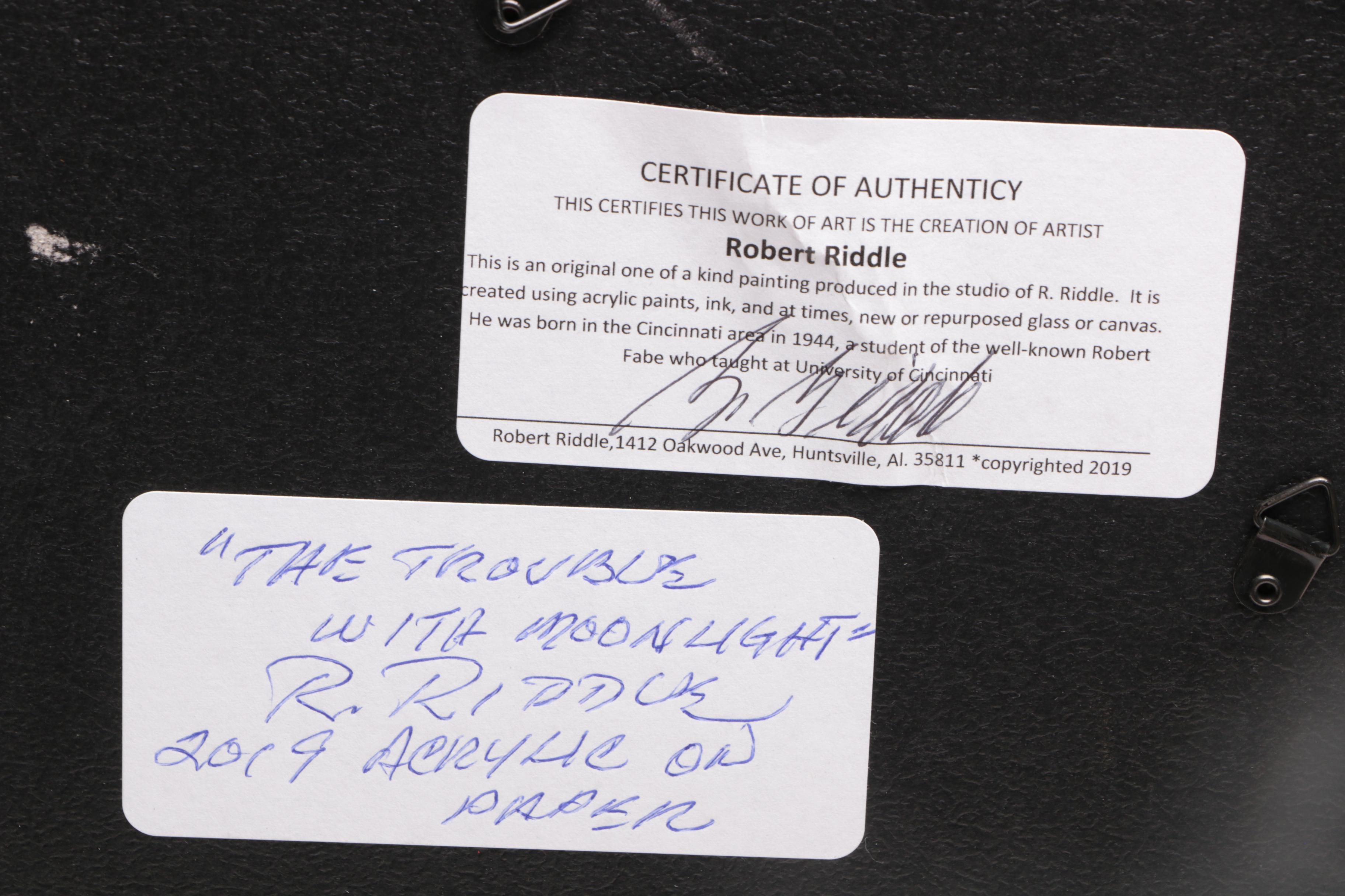 Robert Riddle Acrylic Paintings of Landscapes and Seascapes