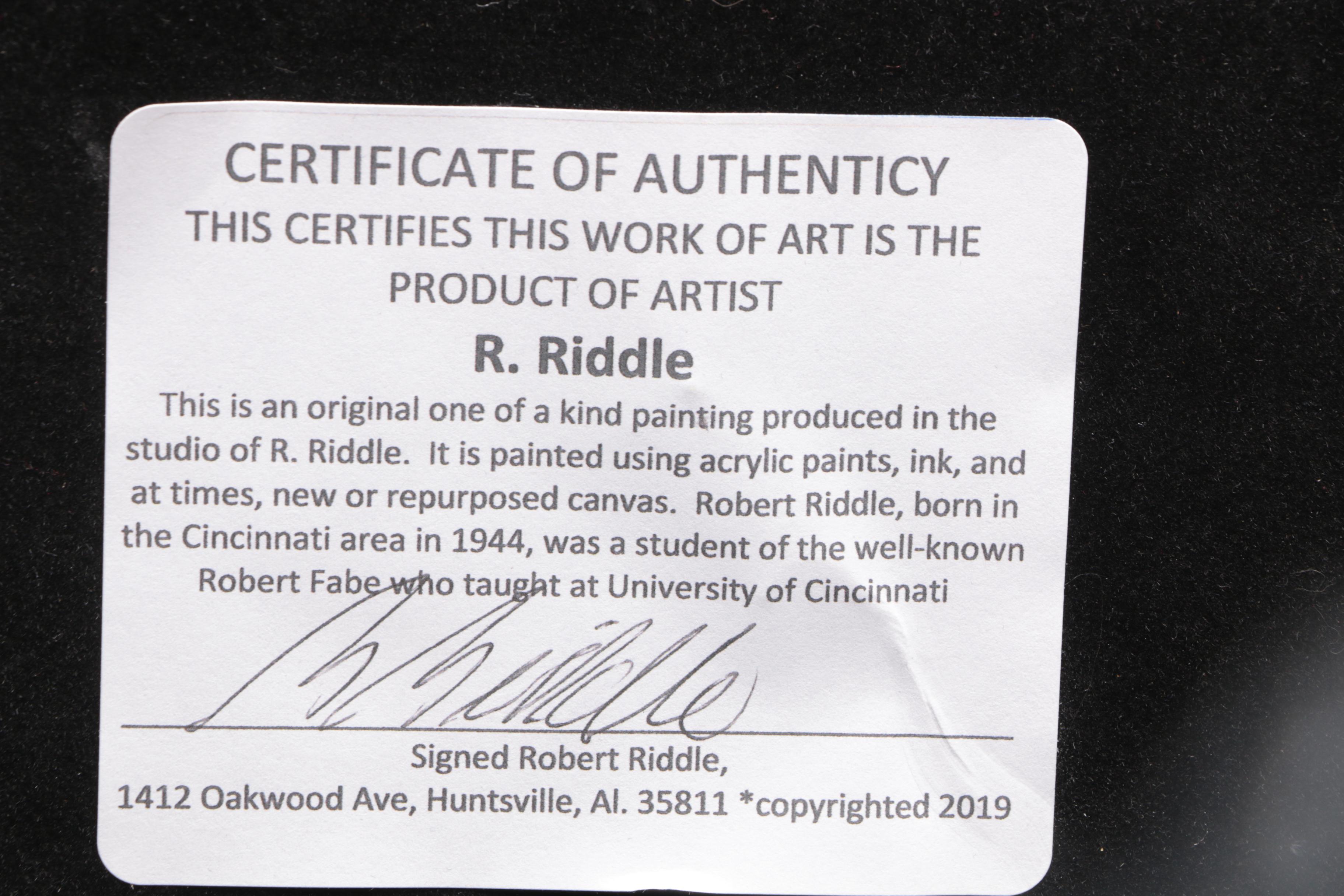 Robert Riddle Acrylic Paintings of Landscapes and Seascapes