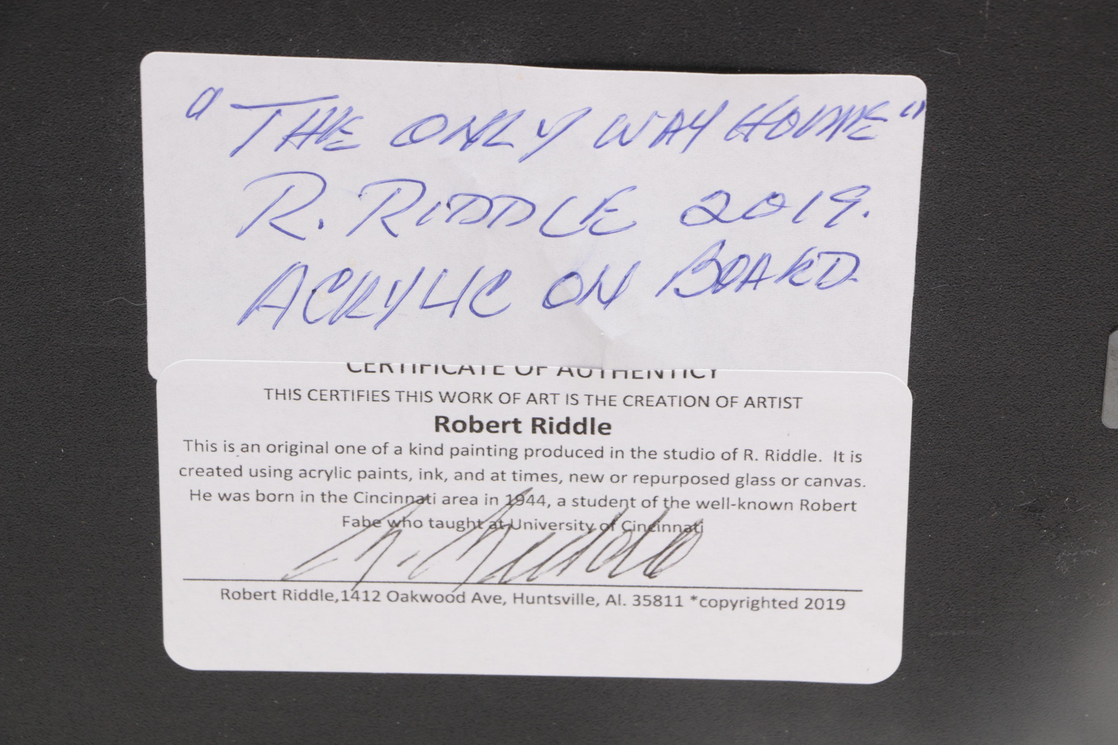 Robert Riddle Acrylic Paintings of Landscapes and Seascapes