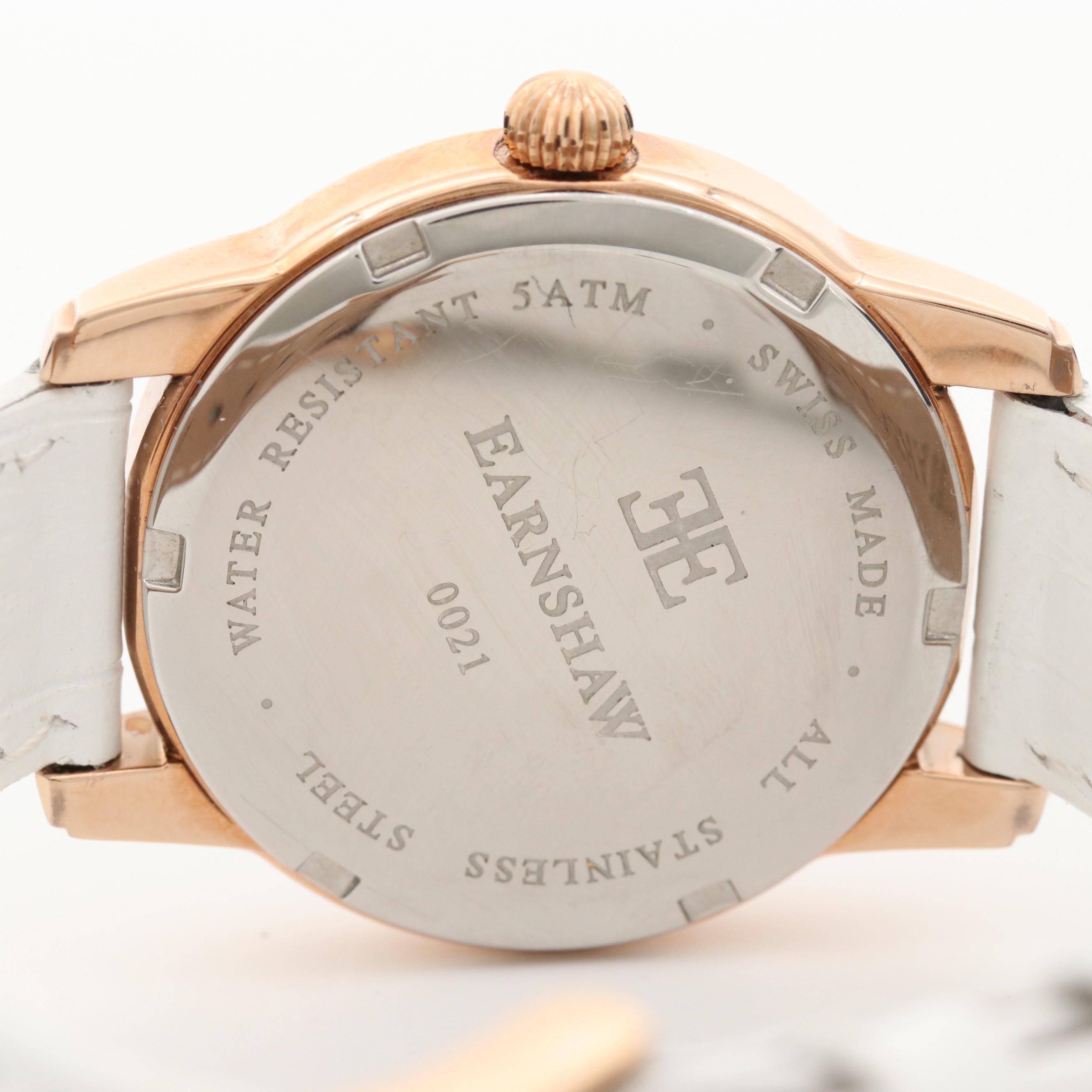 Thomas Earnshaw Longitude Gold Tone Moonphase Watch