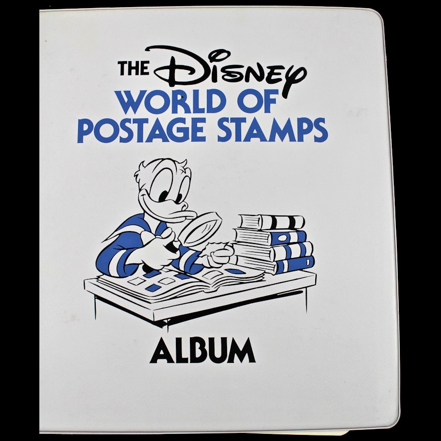 "Disney World of Postage Stamp Album" Stamp Collection