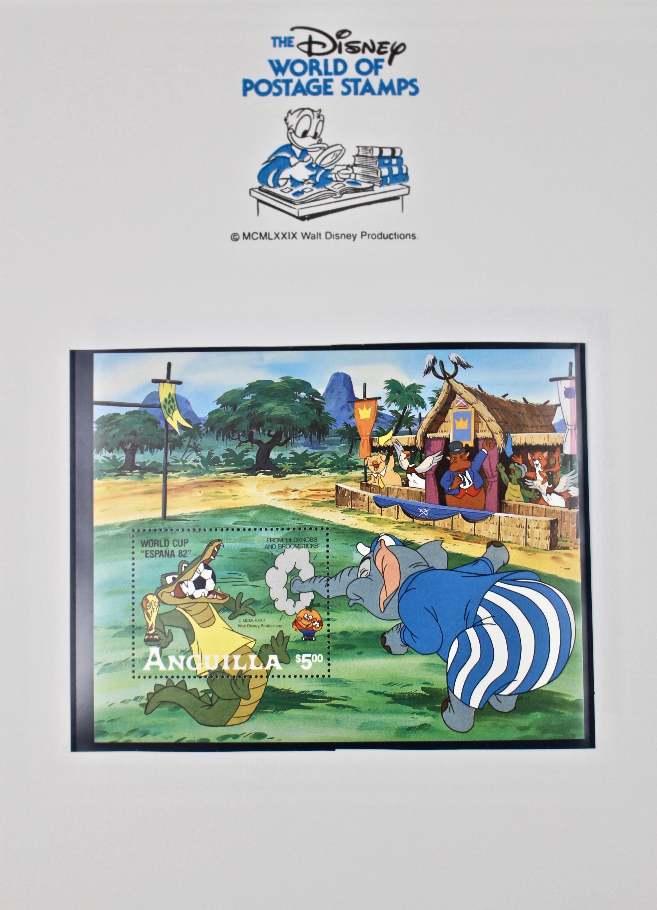 "Disney World of Postage Stamp Album" Stamp Collection
