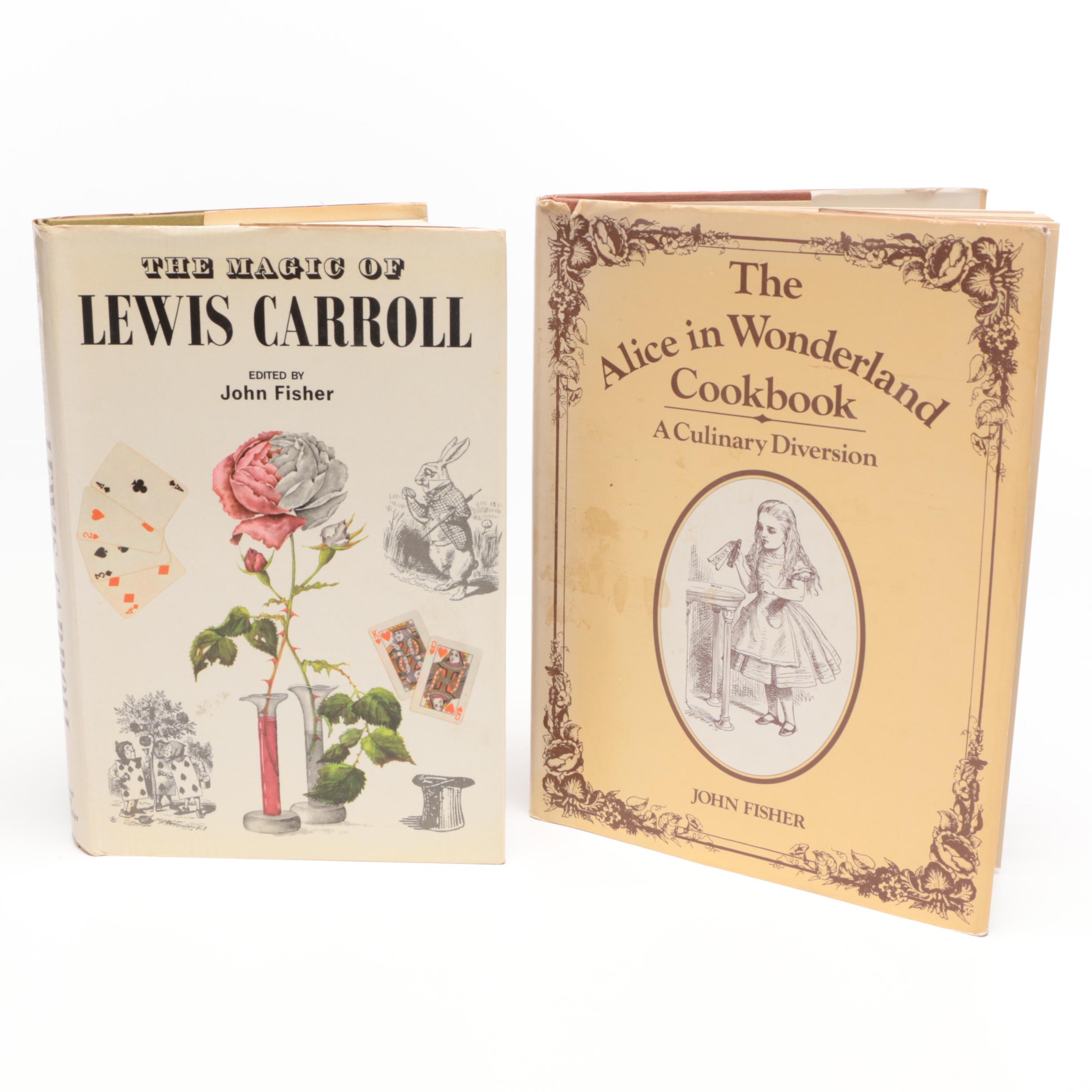 First Editions "The Alice in Wonderland Cookbook" and "Magic of Lewis Carroll"