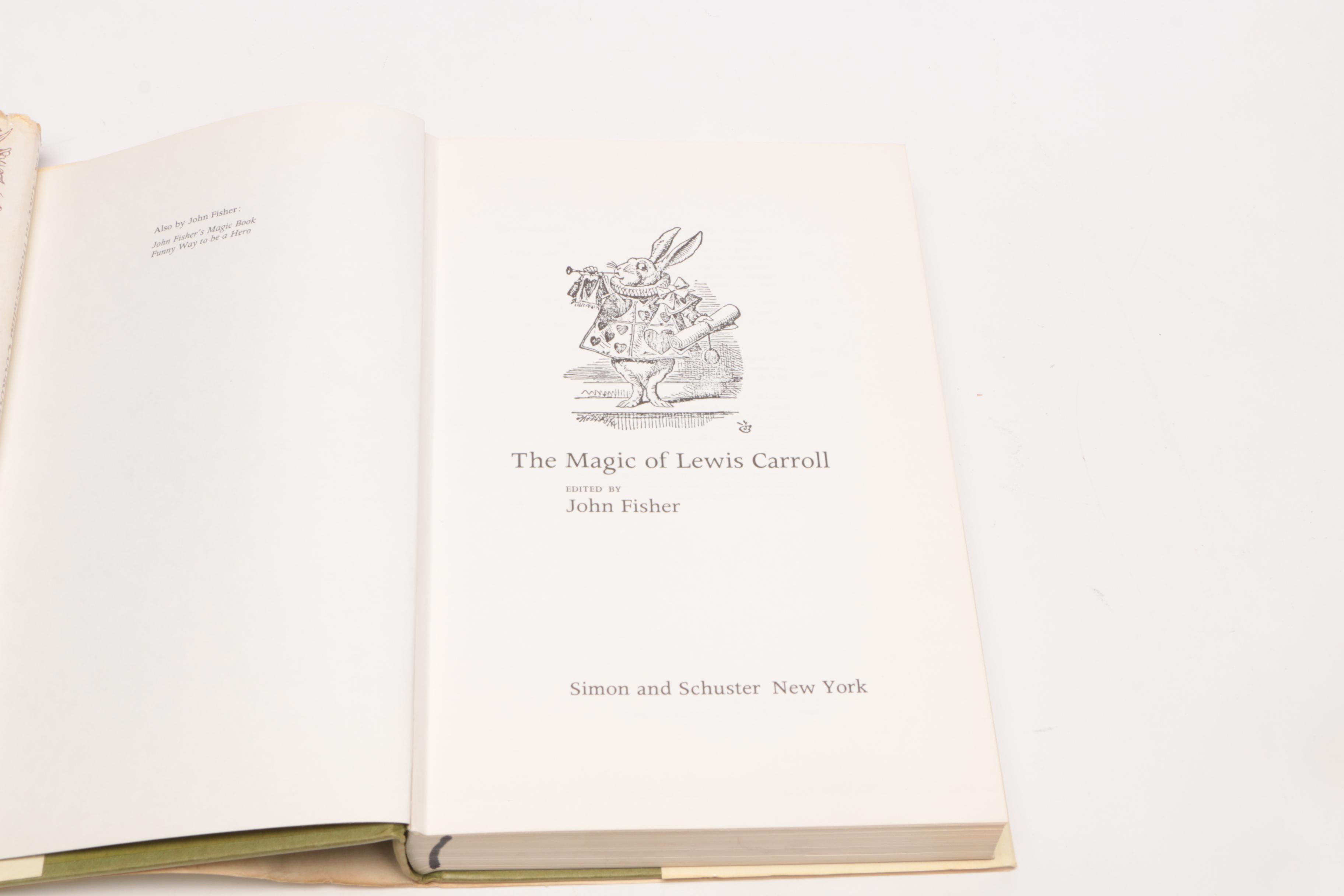 First Editions "The Alice in Wonderland Cookbook" and "Magic of Lewis Carroll"