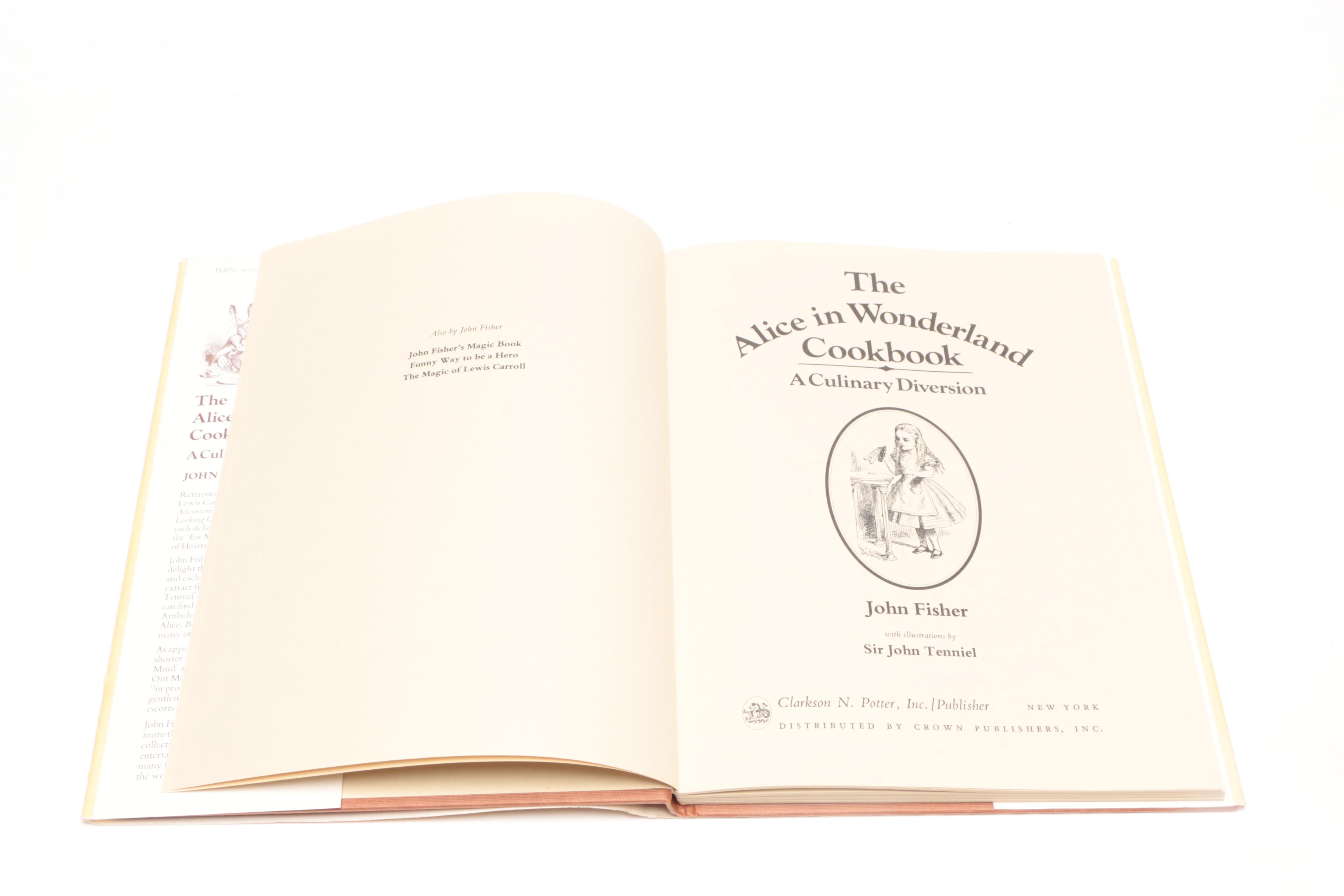 First Editions "The Alice in Wonderland Cookbook" and "Magic of Lewis Carroll"