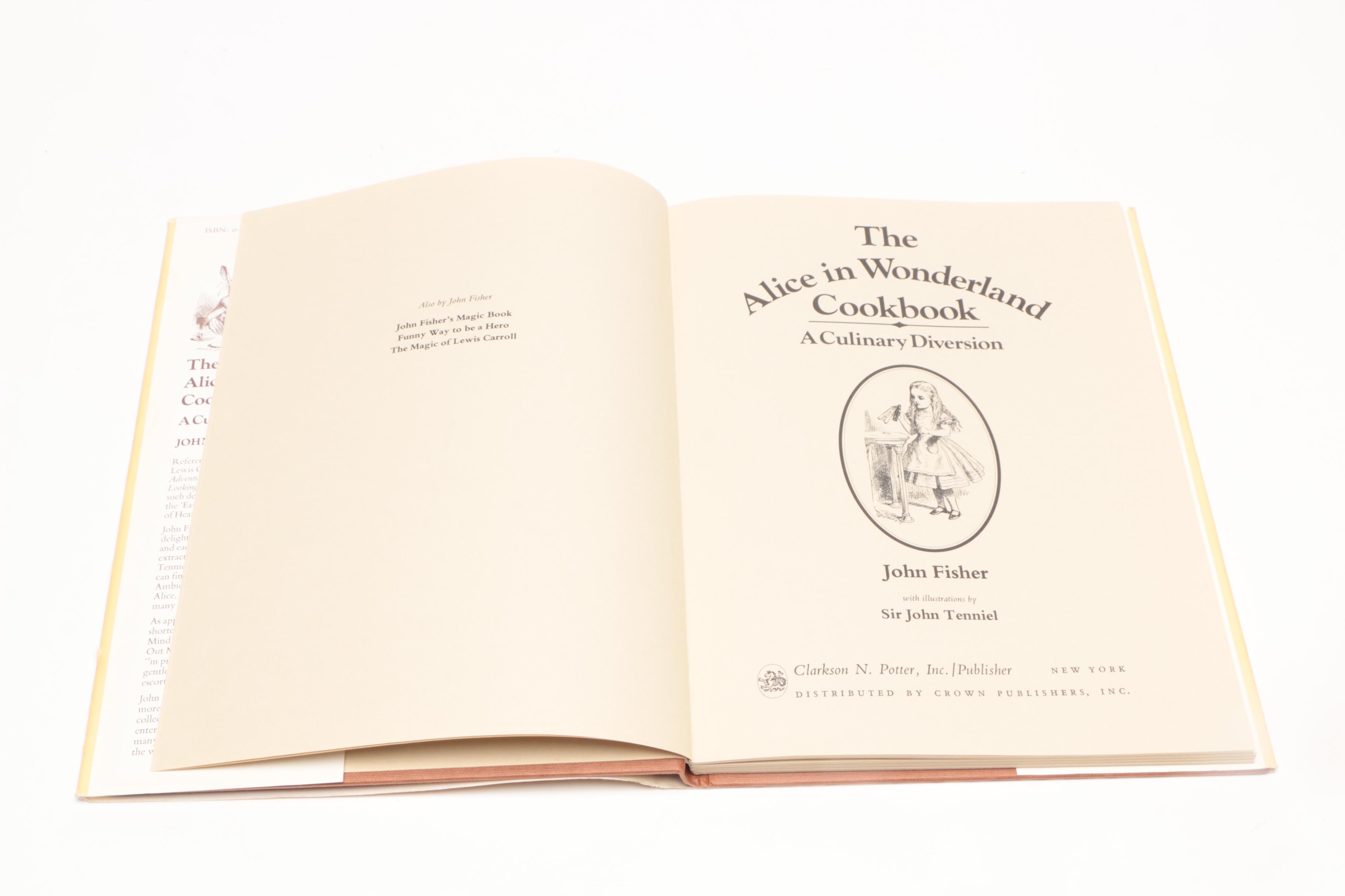 First Editions "The Alice in Wonderland Cookbook" and "Magic of Lewis Carroll"