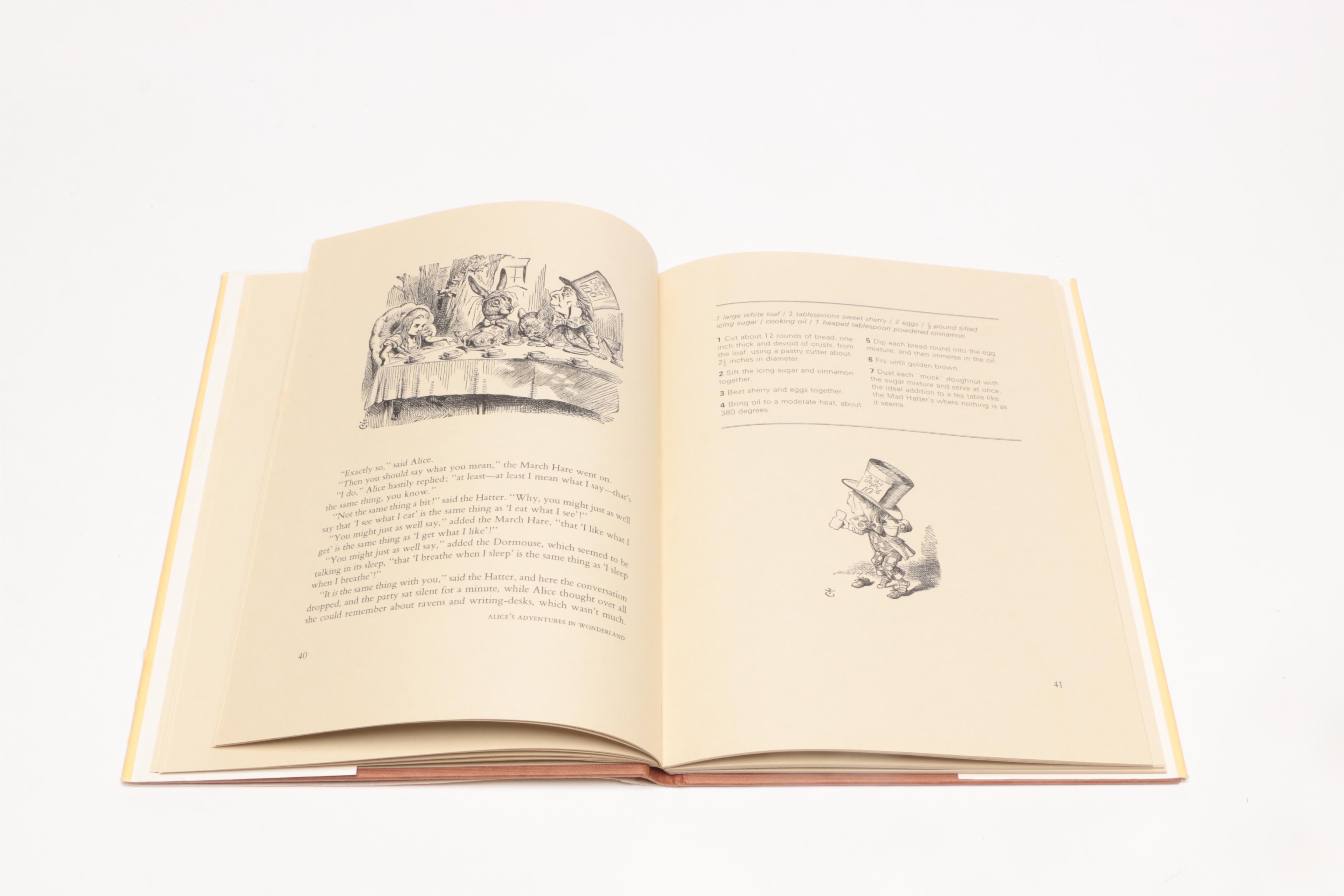 First Editions "The Alice in Wonderland Cookbook" and "Magic of Lewis Carroll"