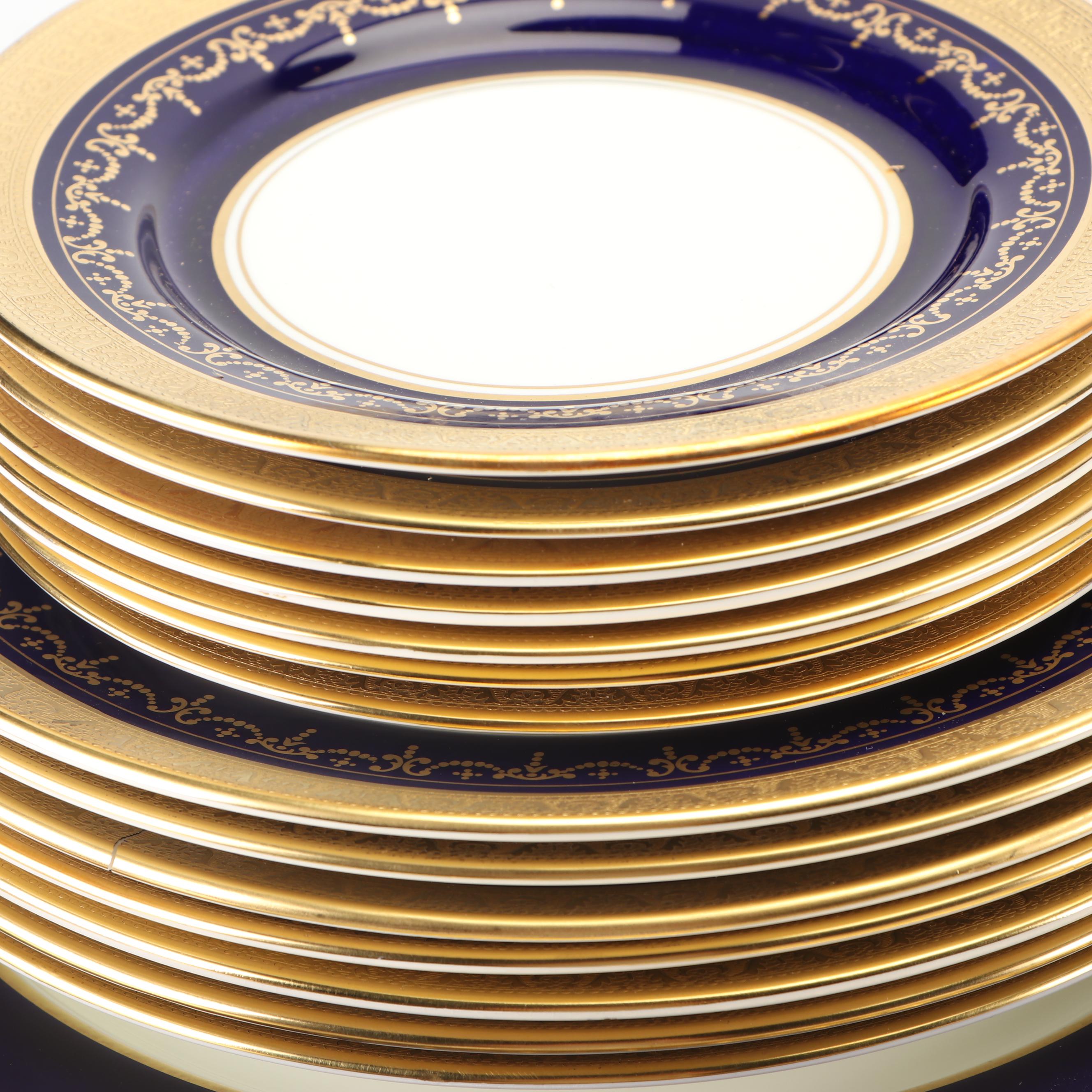 Aynsley "Georgian Cobalt" Bone China Dinnerware