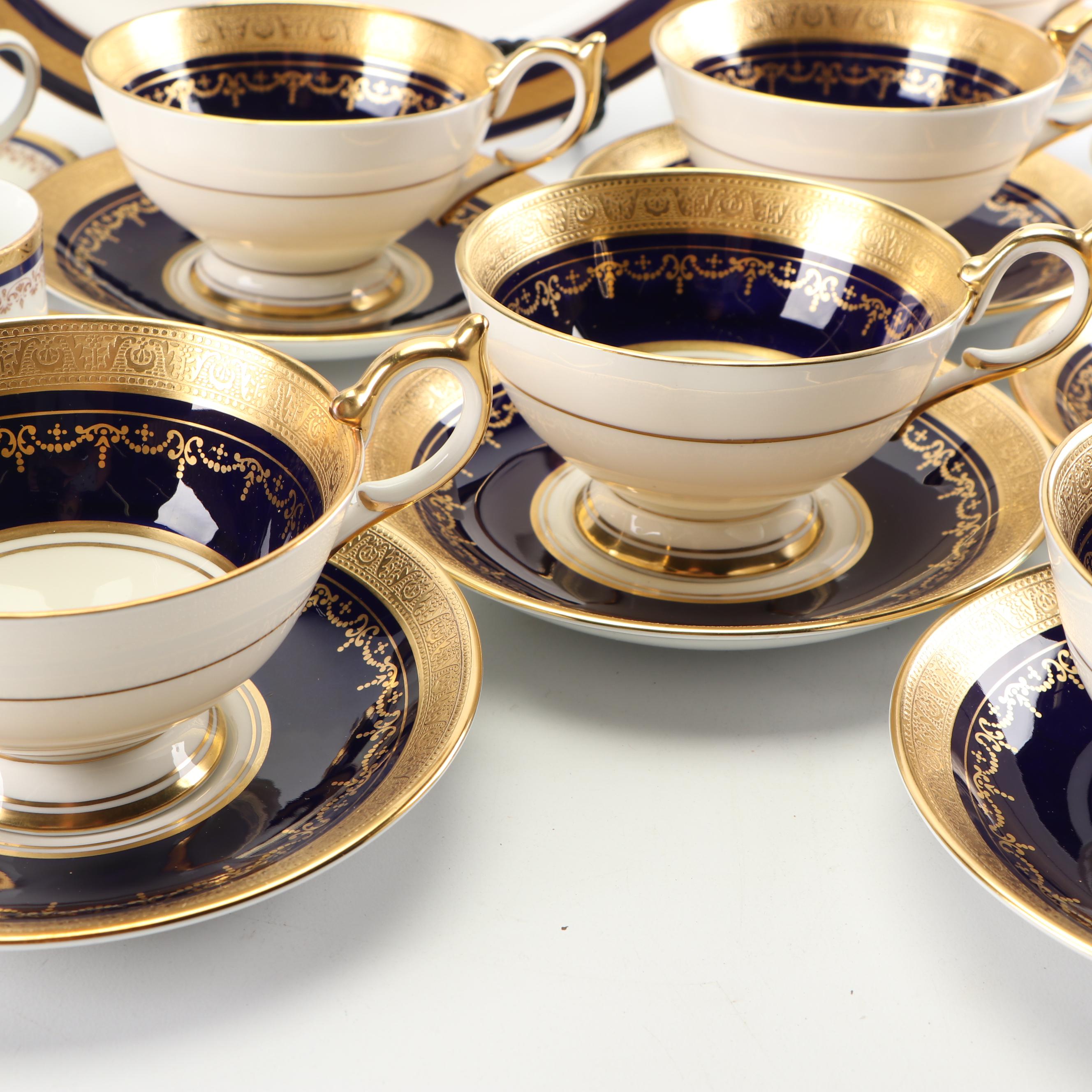 Aynsley "Georgian Cobalt" Bone China Dinnerware