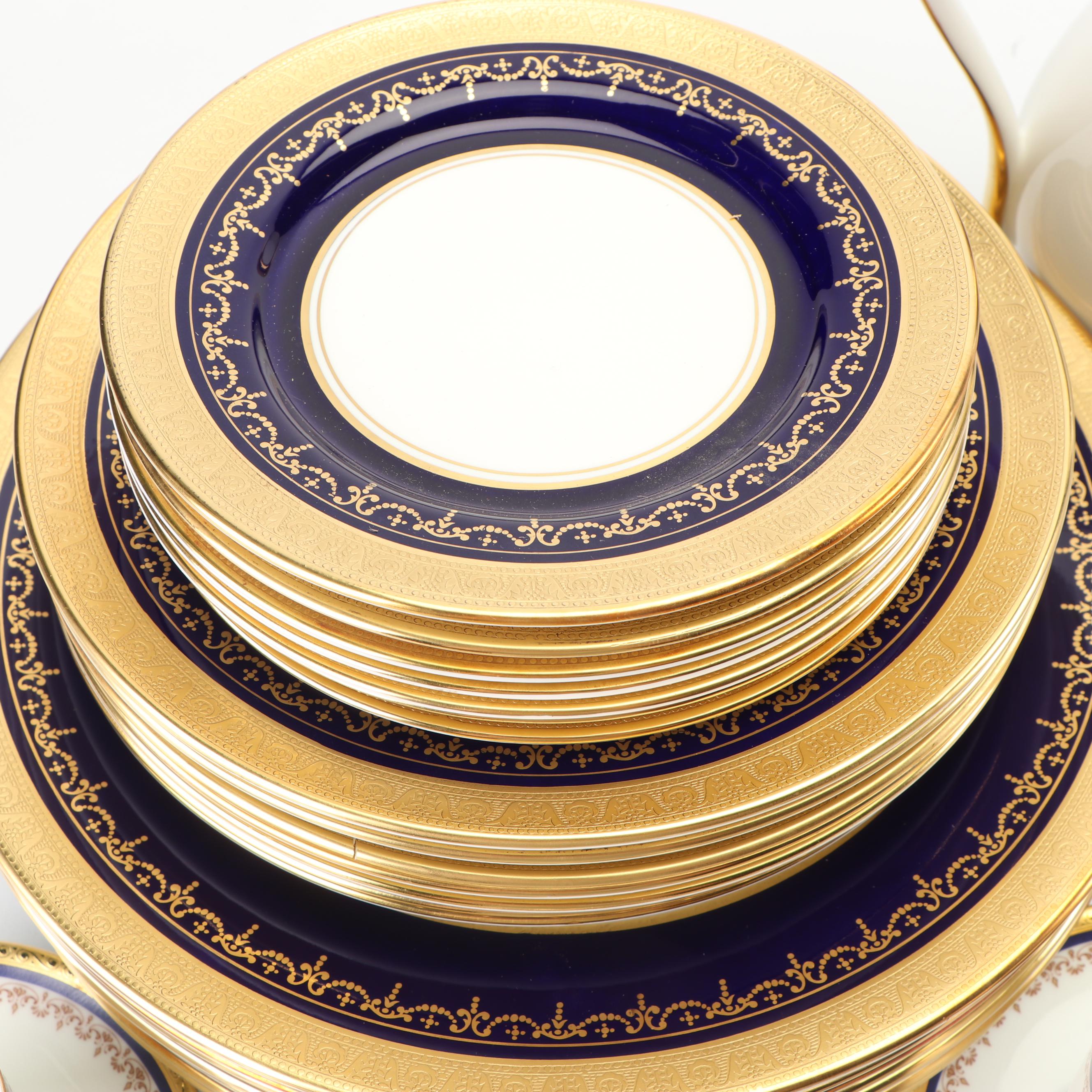 Aynsley "Georgian Cobalt" Bone China Dinnerware
