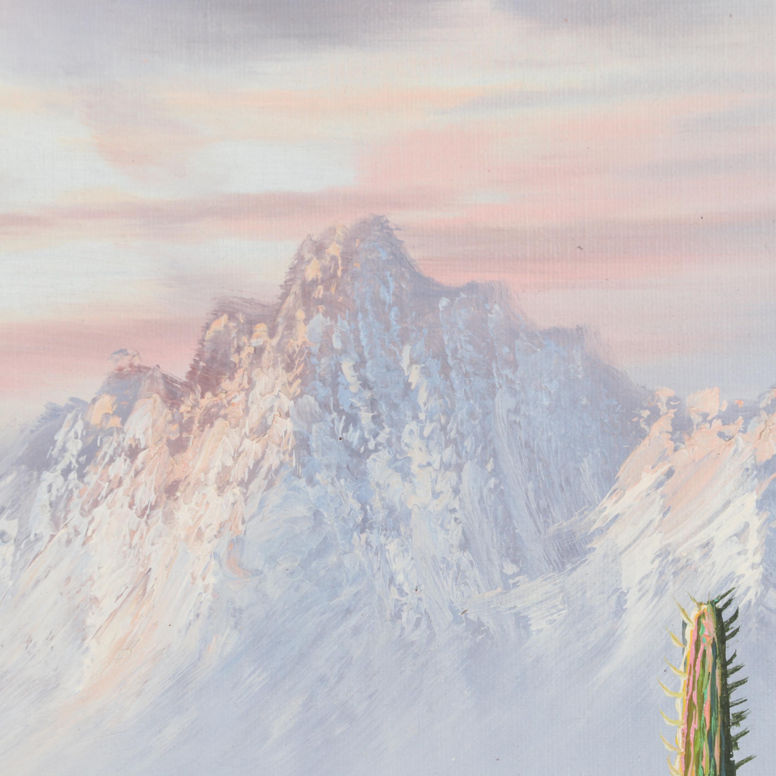 Southwestern Landscape Oil Painting