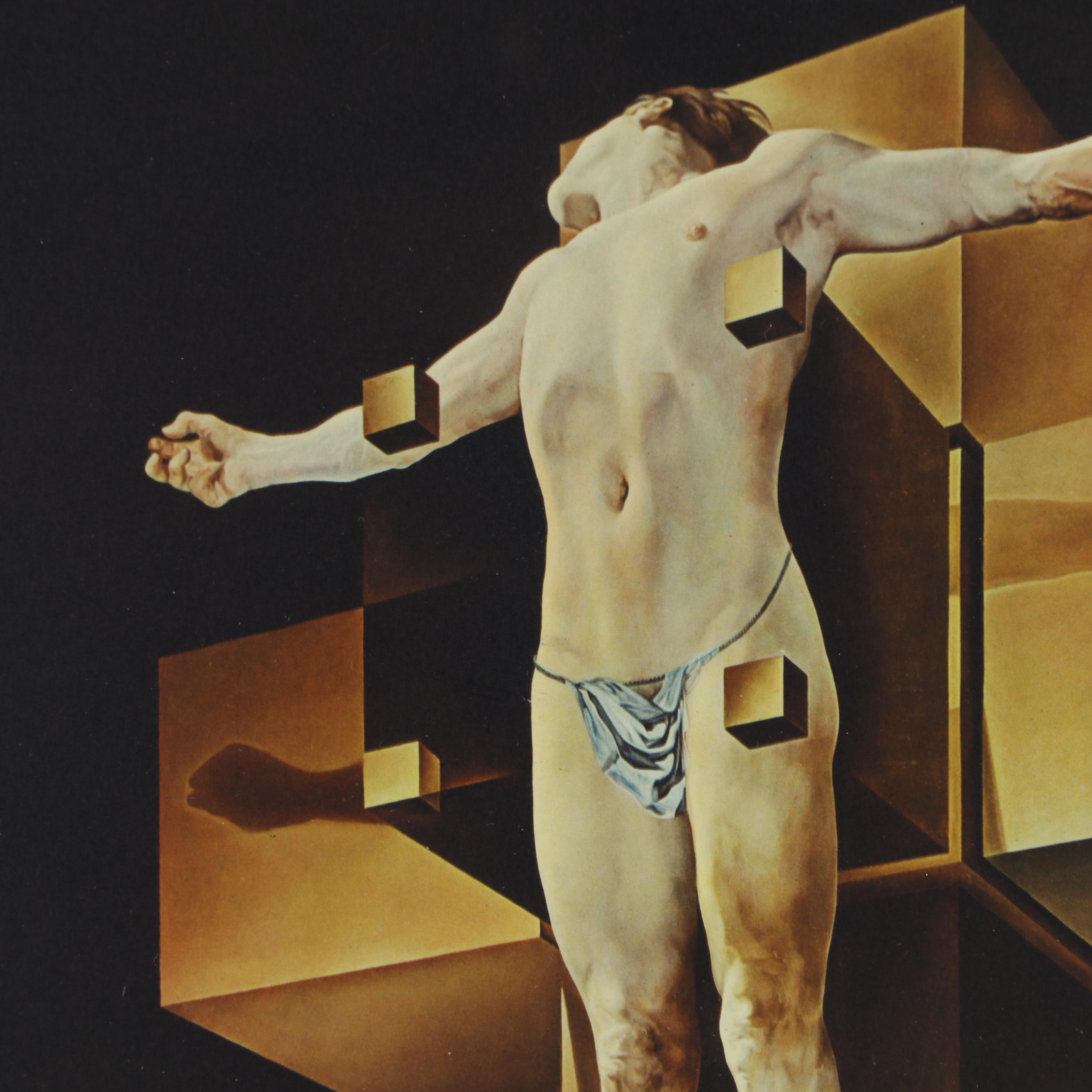 Lithograph after Salvador Dalí "Corpus Hypercubus"