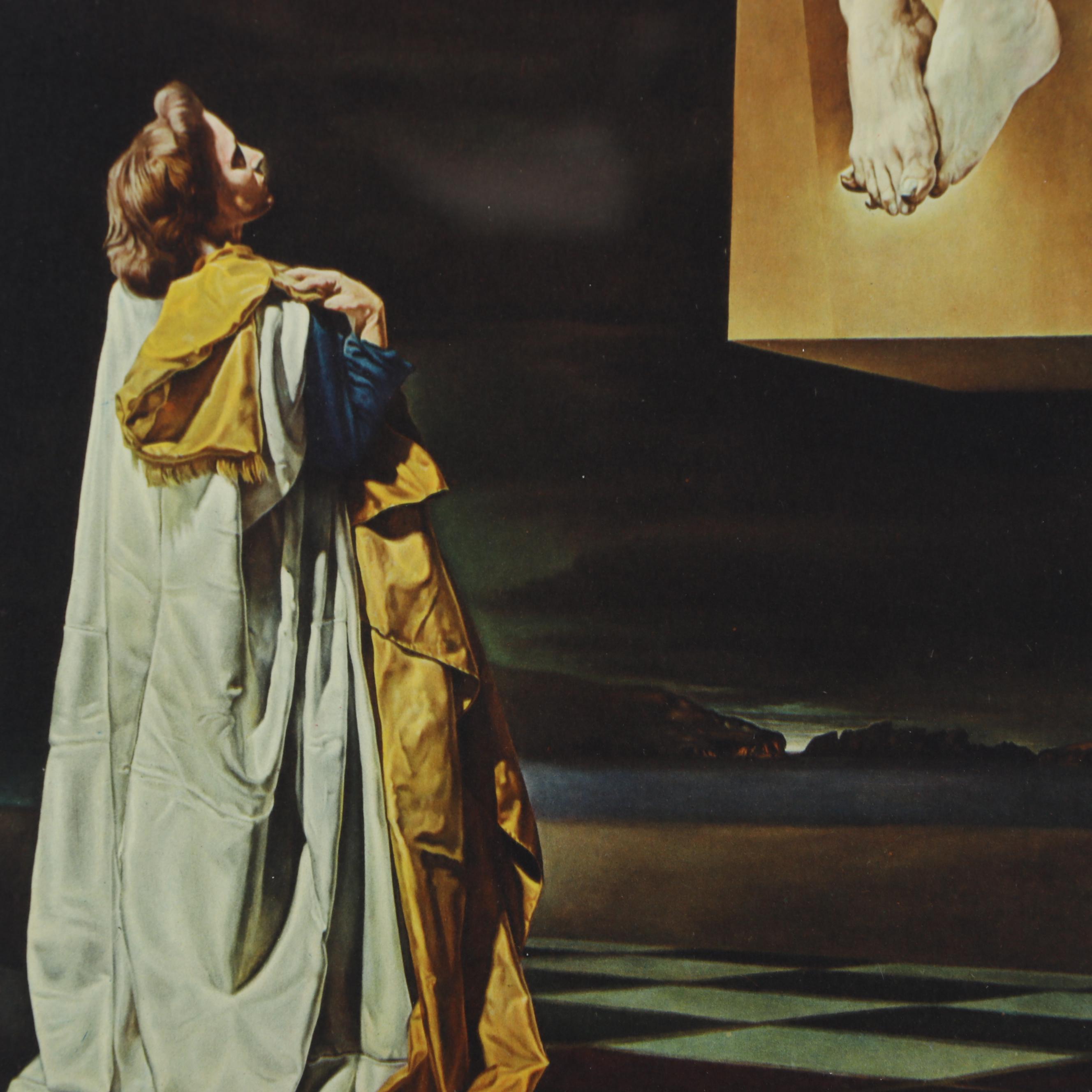 Lithograph after Salvador Dalí "Corpus Hypercubus"