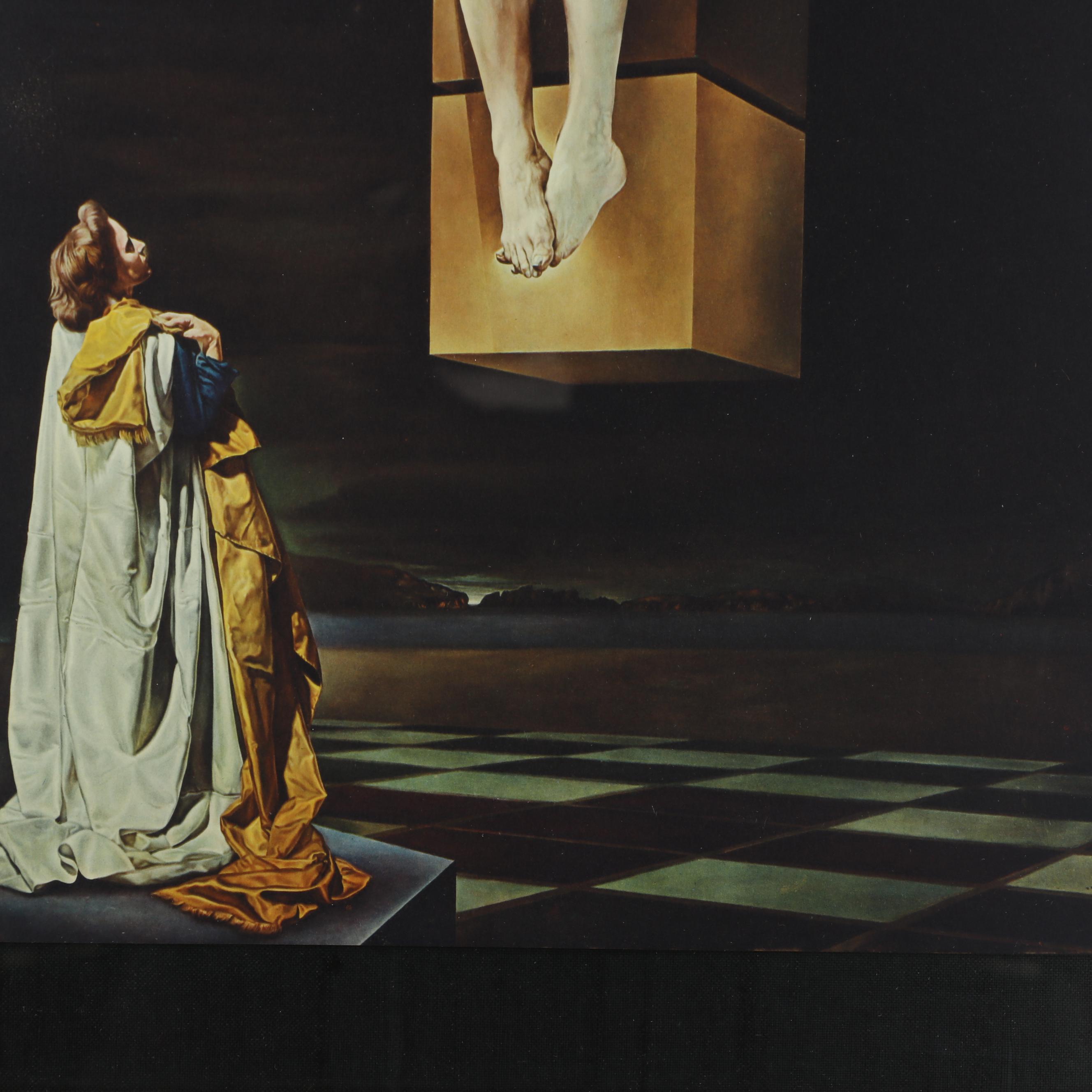 Lithograph after Salvador Dalí "Corpus Hypercubus"