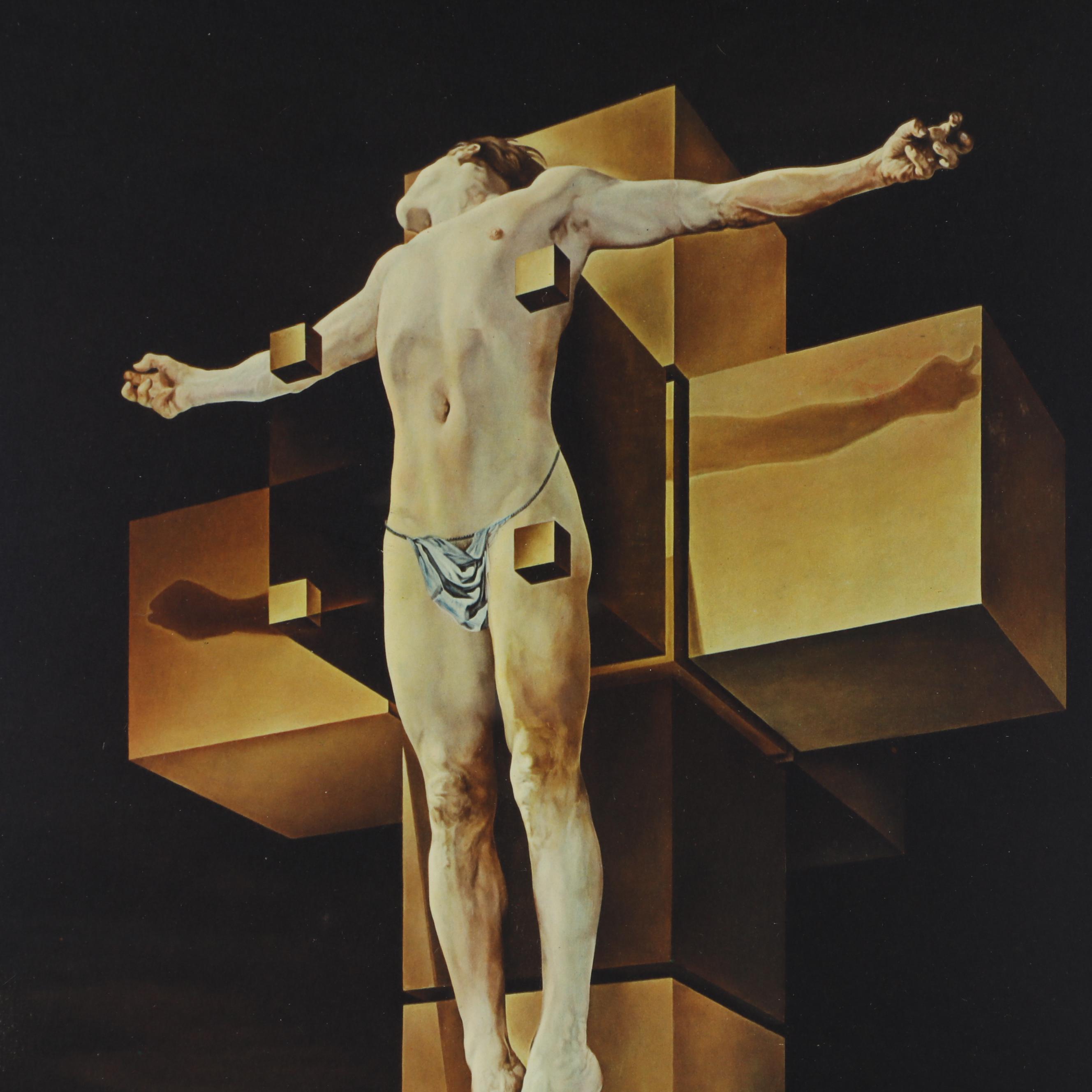Lithograph after Salvador Dalí "Corpus Hypercubus"