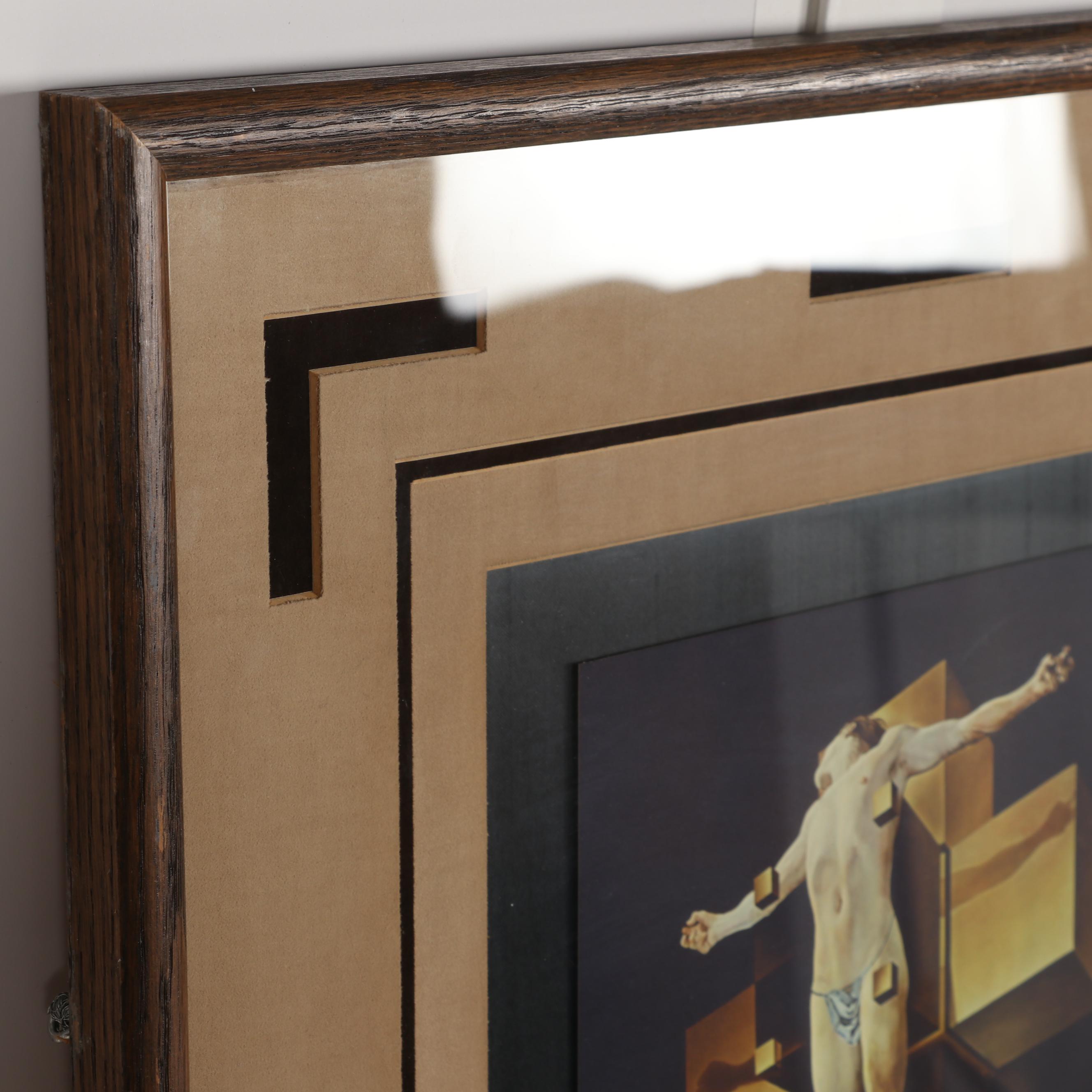 Lithograph after Salvador Dalí "Corpus Hypercubus"